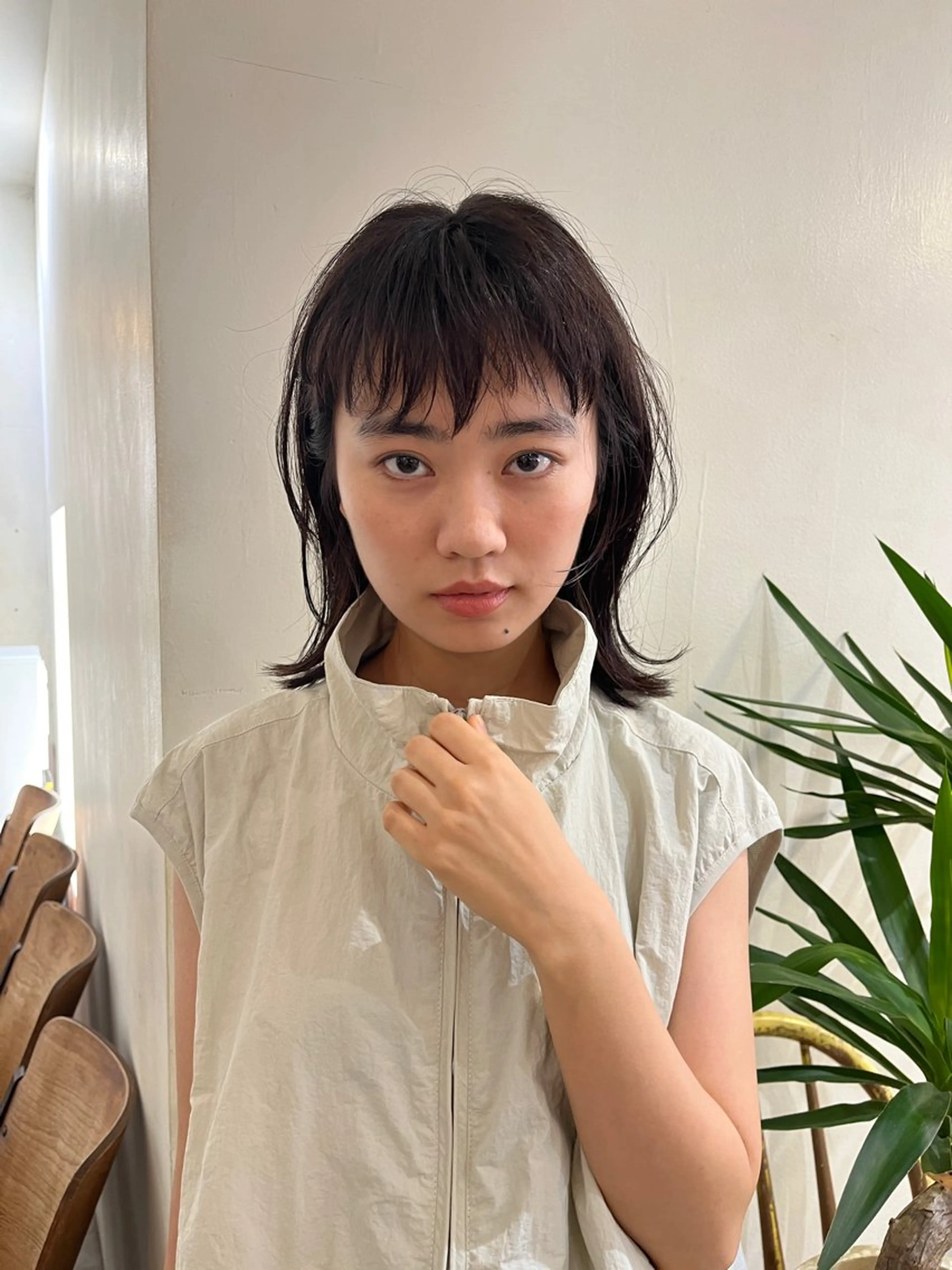 ミディアム くびれヘア レイヤーカット トリートメント ミンクス銀座店所属・MINX 外山 海成/銀座のヘアスタイル