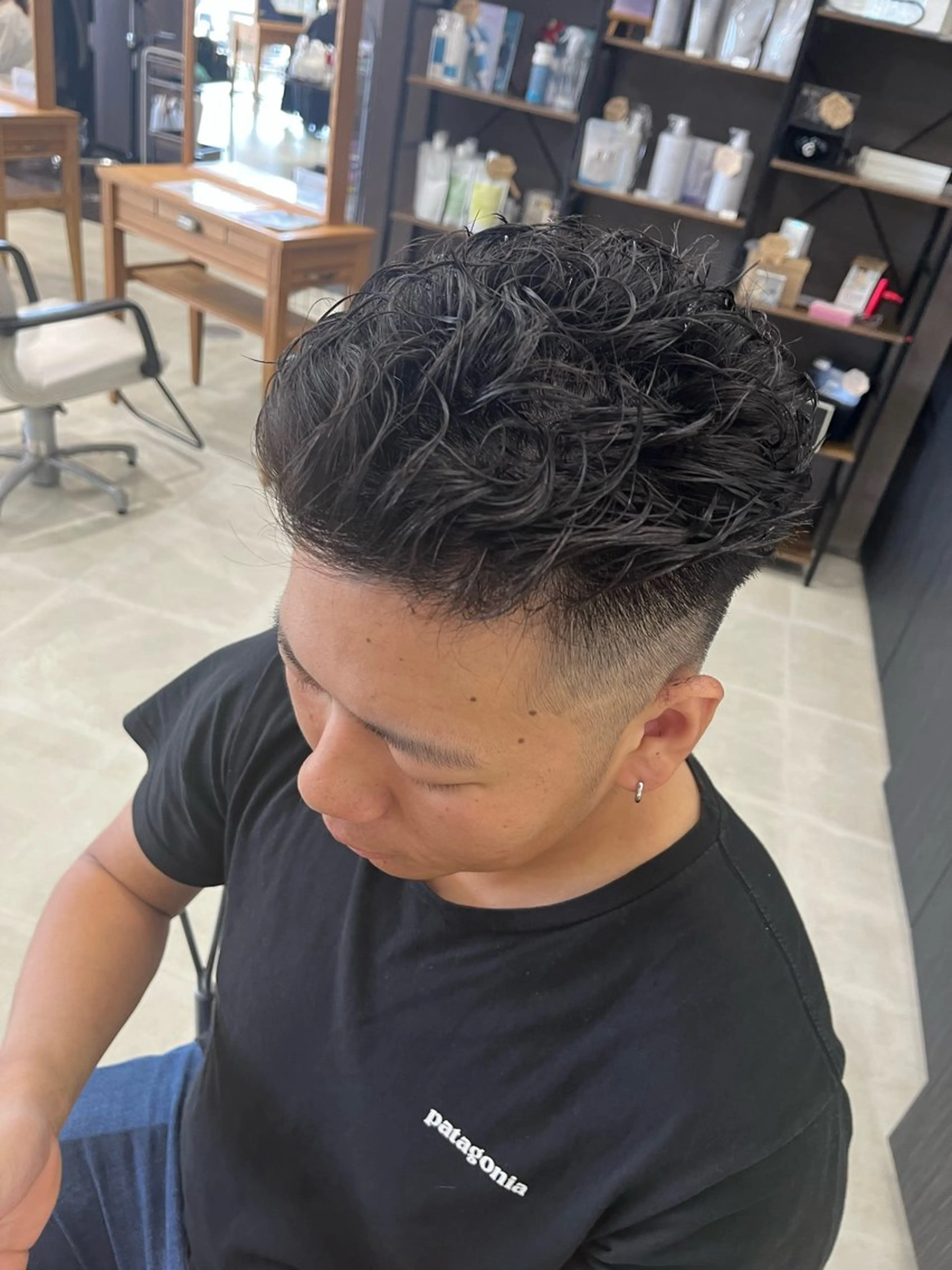 ショート パーマ 安田 海斗のヘアスタイル