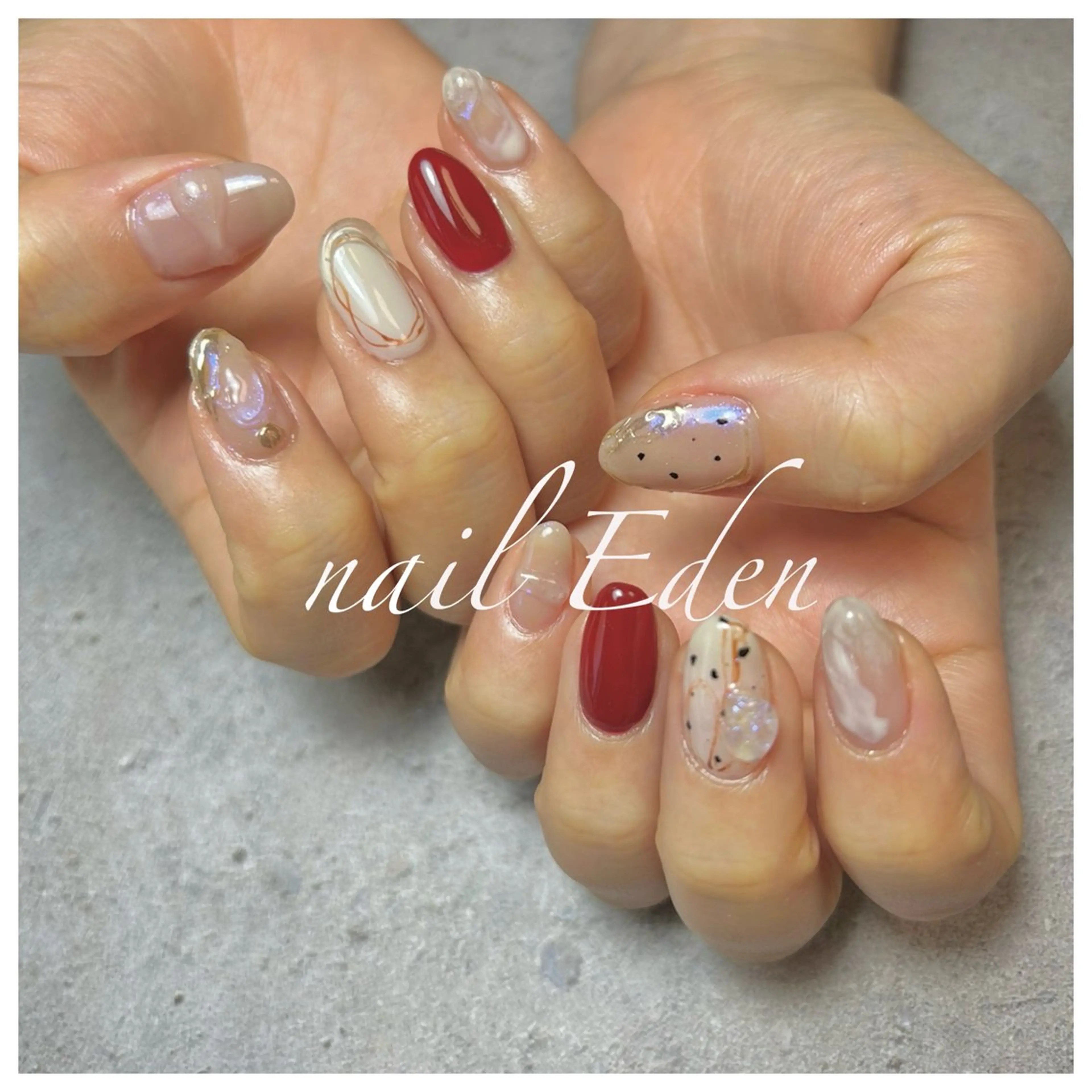 ネイル 持ち込み Eden　private nail saron所属・Eden ♾️のネイルデザイン