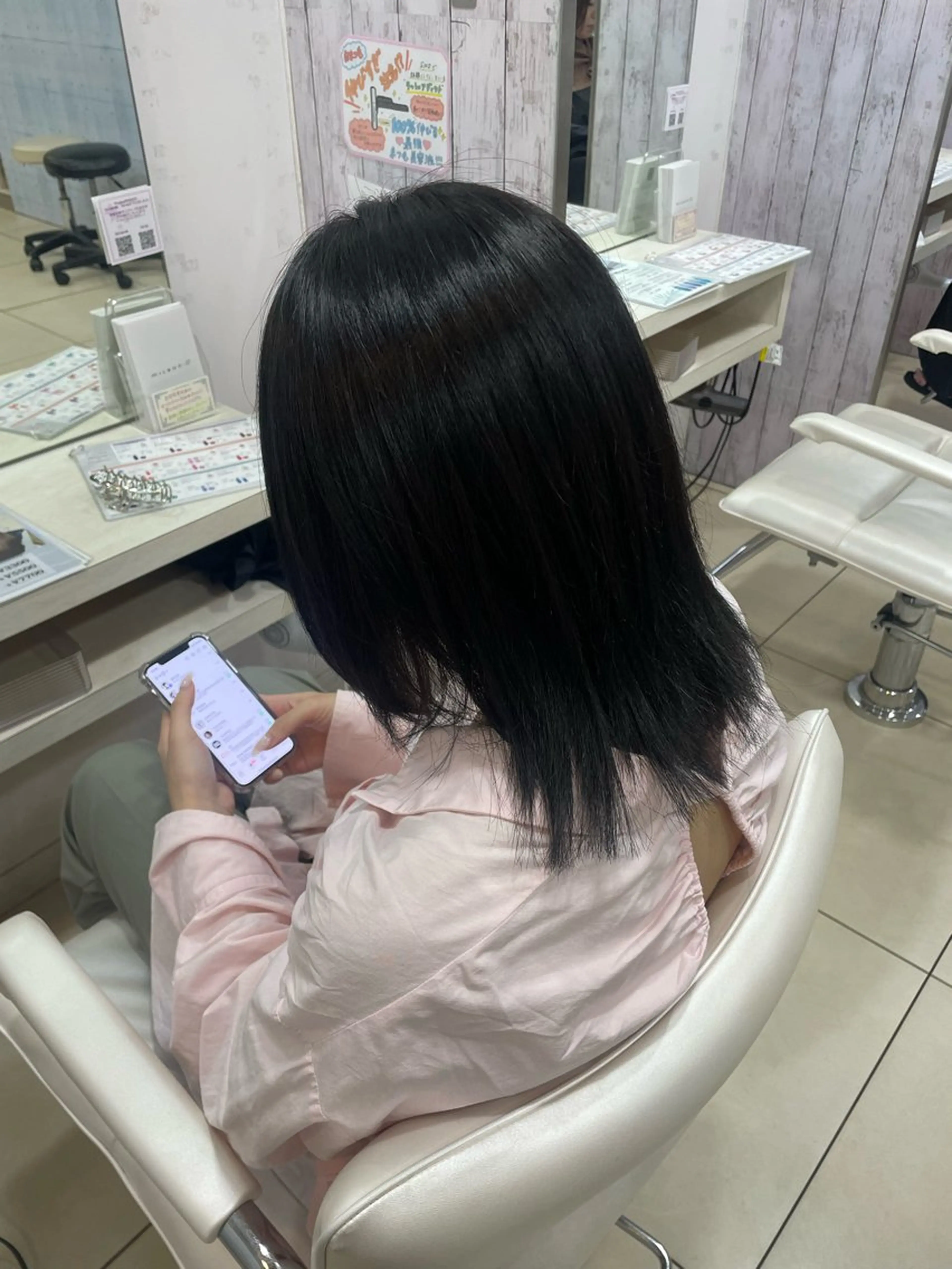 ミディアム カラー ヘアカラー トリートメント 🌸髪質改善カラー MEI🌸のヘアスタイル