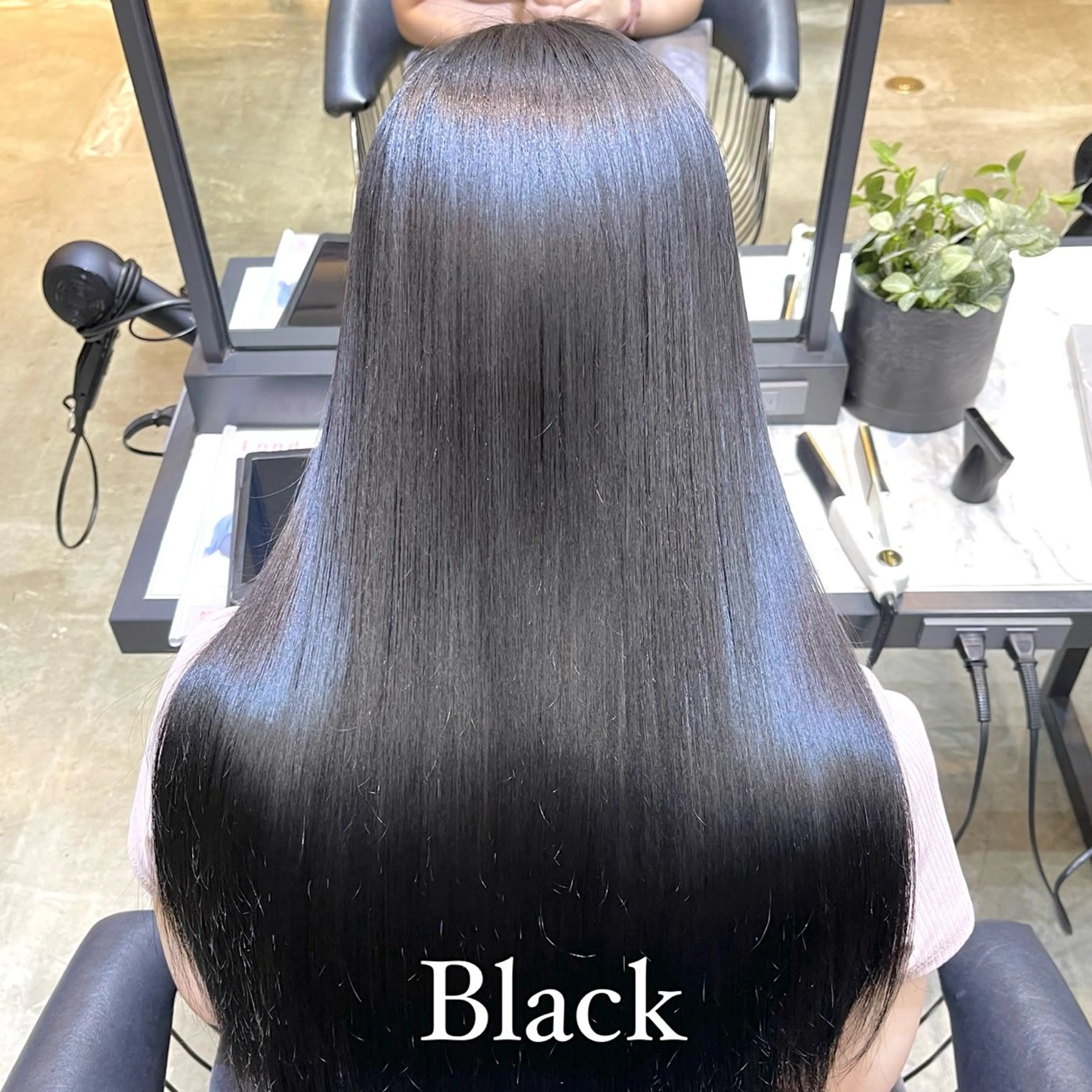 ロング カラー ヘアカラー トリートメント 髪質改善縮毛矯正 韓国レイヤー大濱快斗のヘアスタイル
