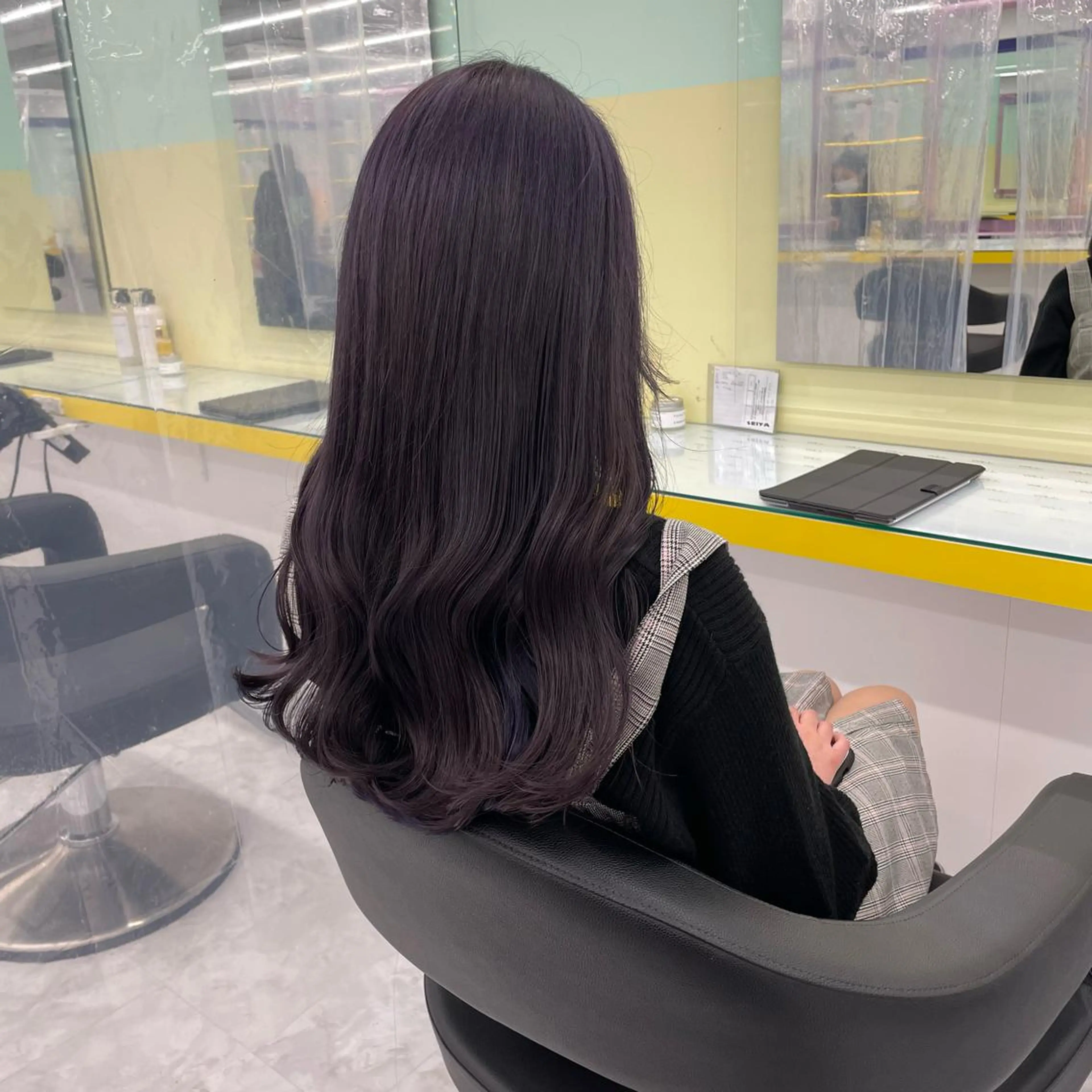 ミディアム カラー パーマ ヘアアレンジ メンズ アイブロウ ヘアカラー トリートメント ヘッドスパ ヘアセット 💜寒色特化 門脇誠弥💜のヘアスタイル