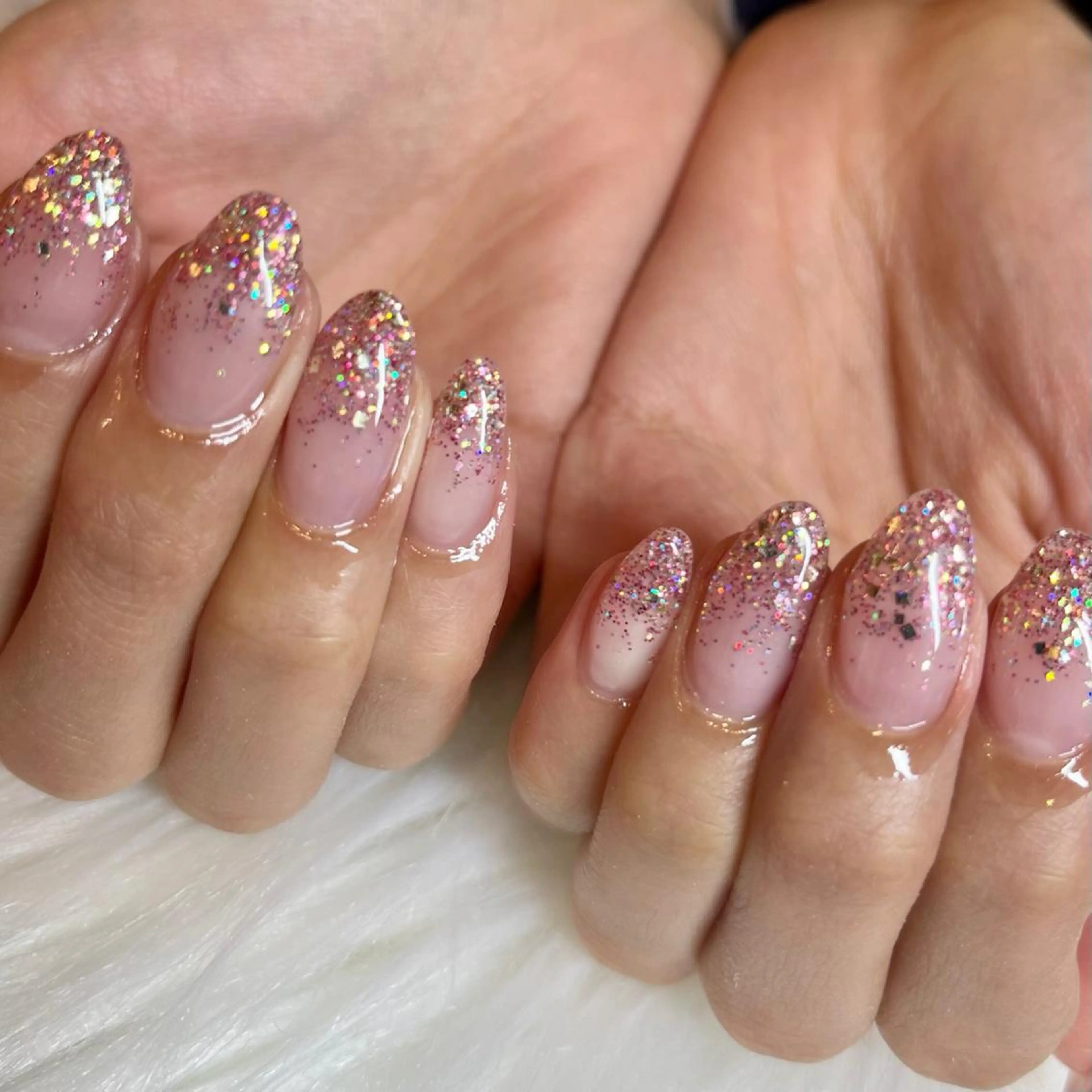 💅【オフなし】オリジナルMIX✨ラメグラデ (時短ドライケア込）5980円の写真