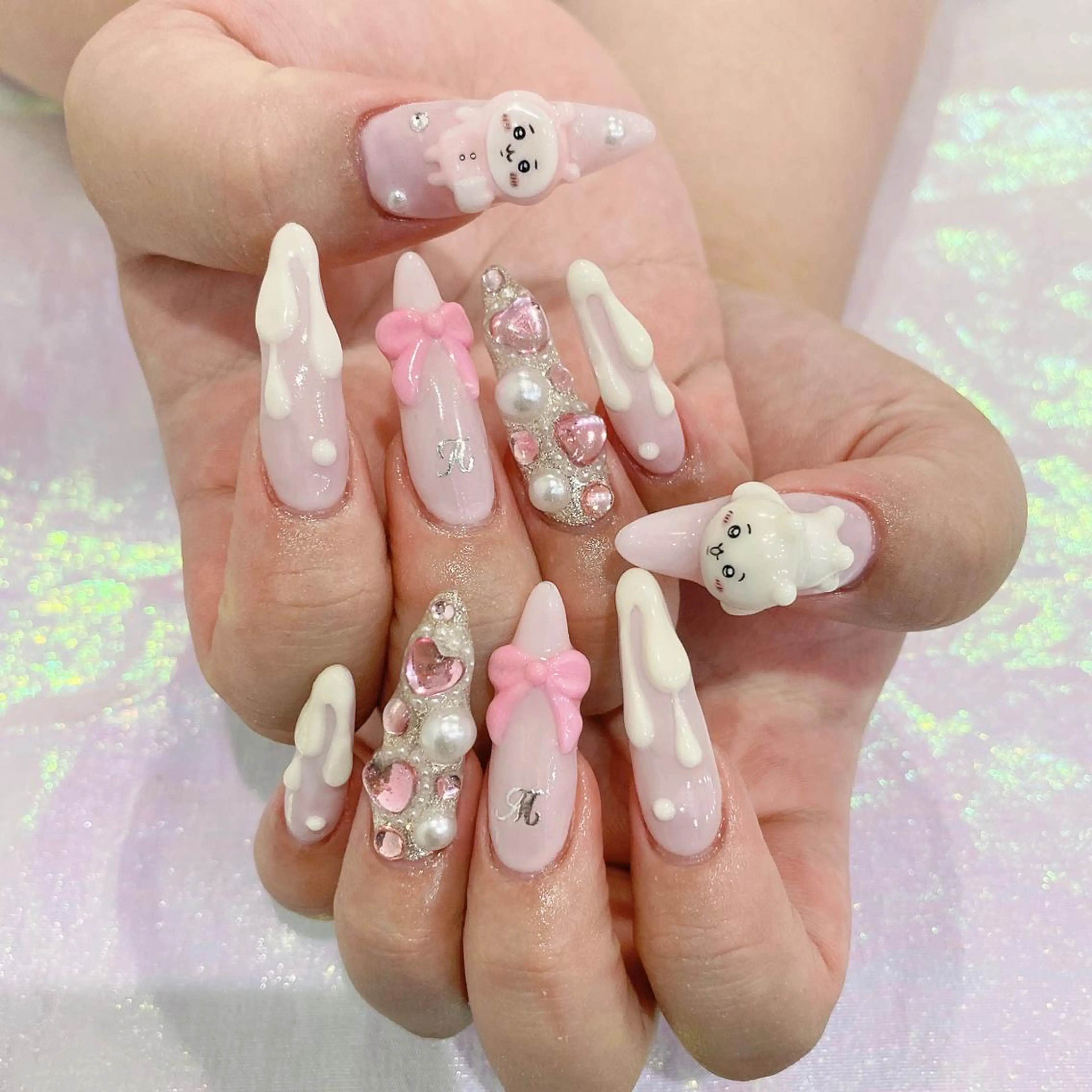 ネイル ロングネイル ハンドネイル cho nailのネイルデザイン