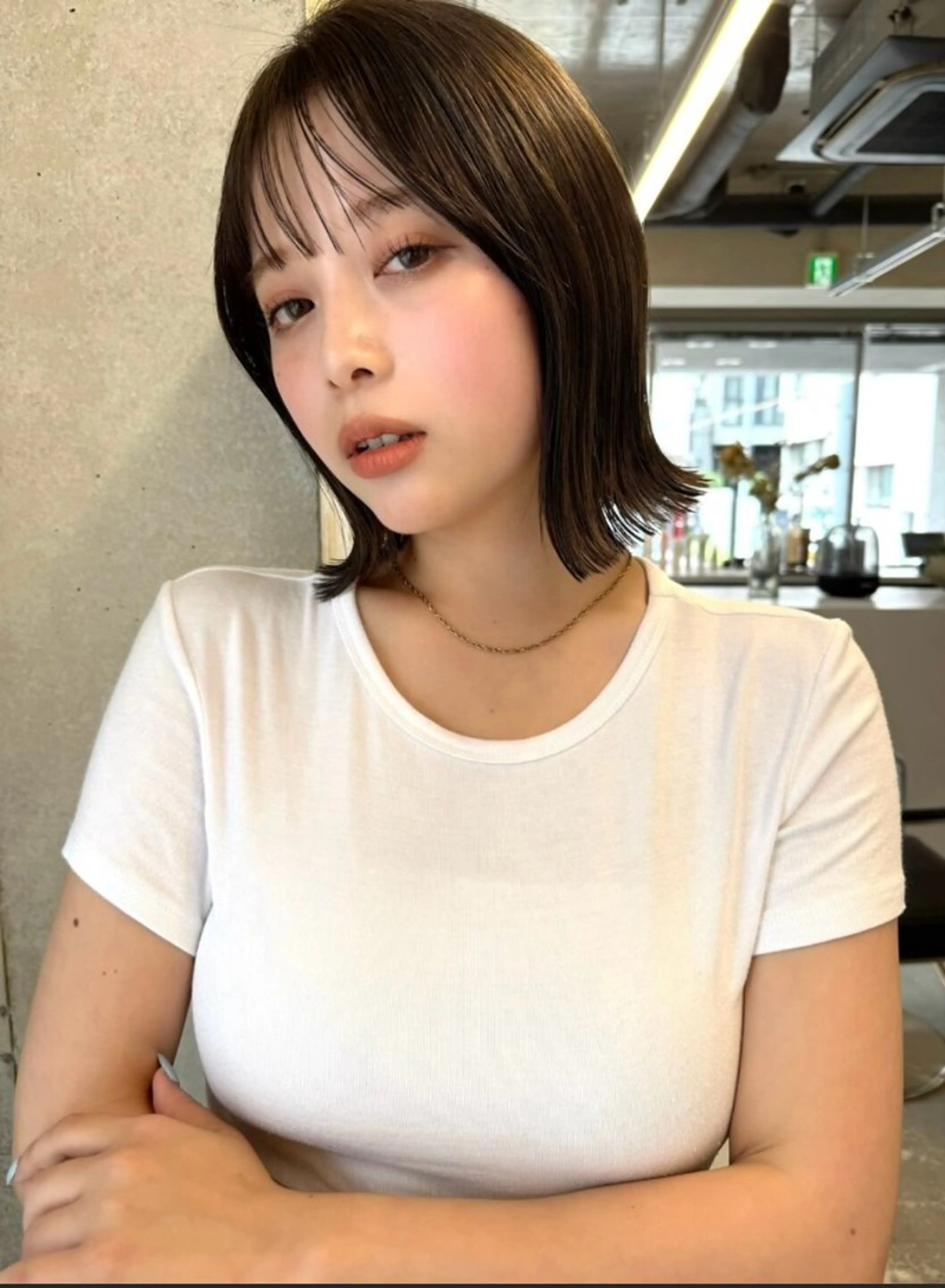 ミディアム カラー モデル様募集 まなみのヘアスタイル