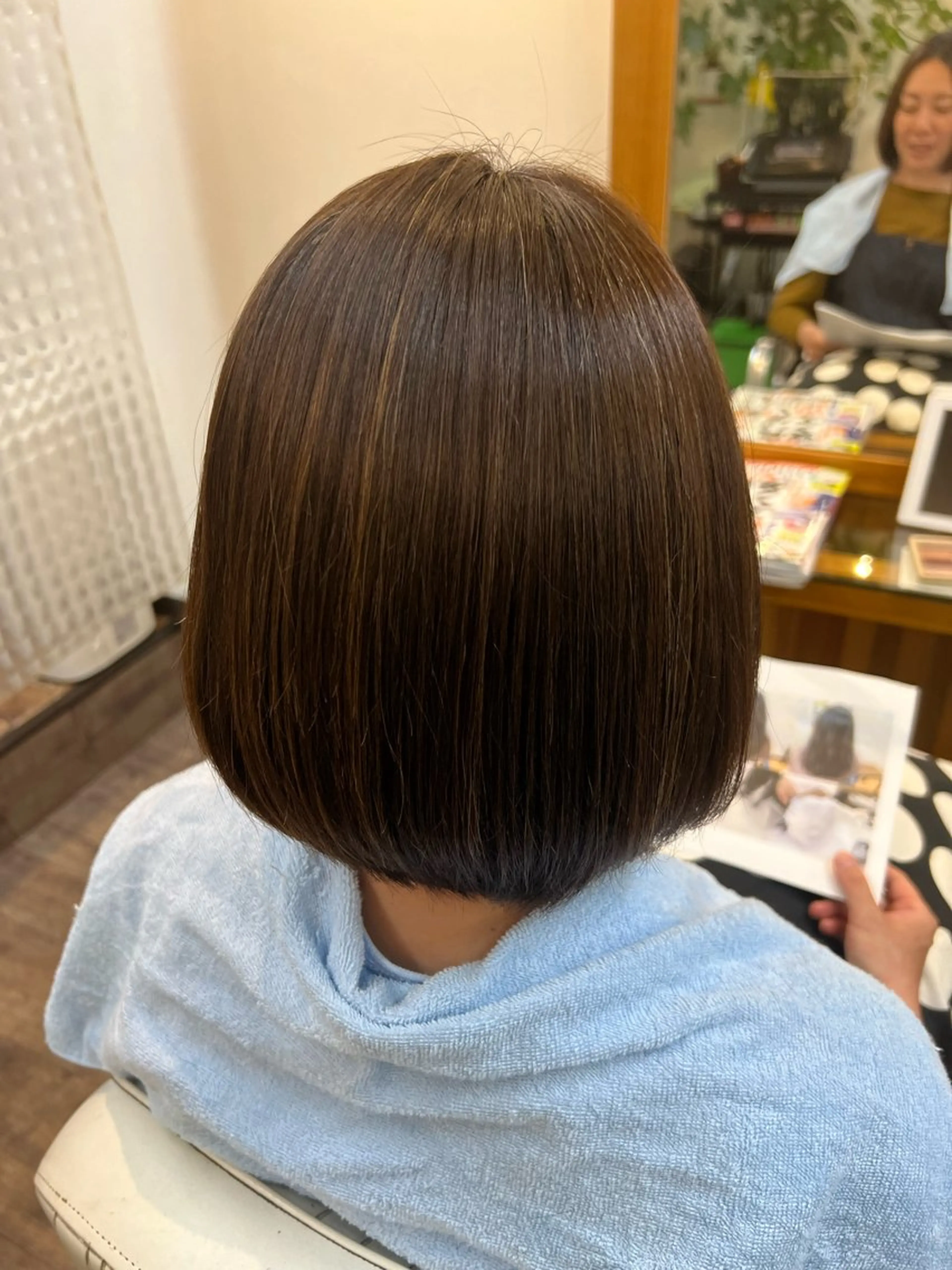 カット＋前髪縮毛矯正＋ナノバブルの写真