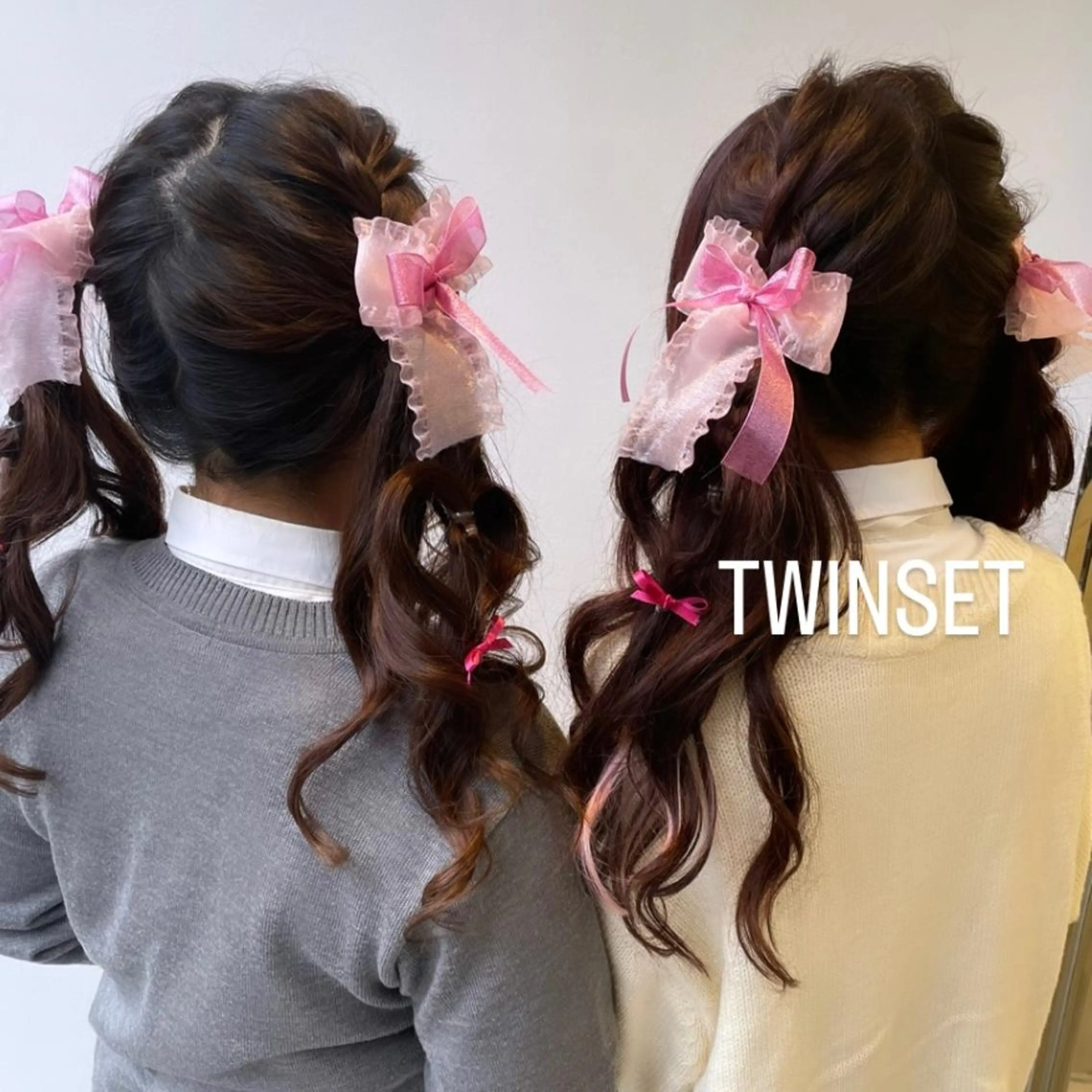 ヘアアレンジ ヘアセット エクステ🩵ブリーチ 韓国ヘア🩵KAEのヘアスタイル