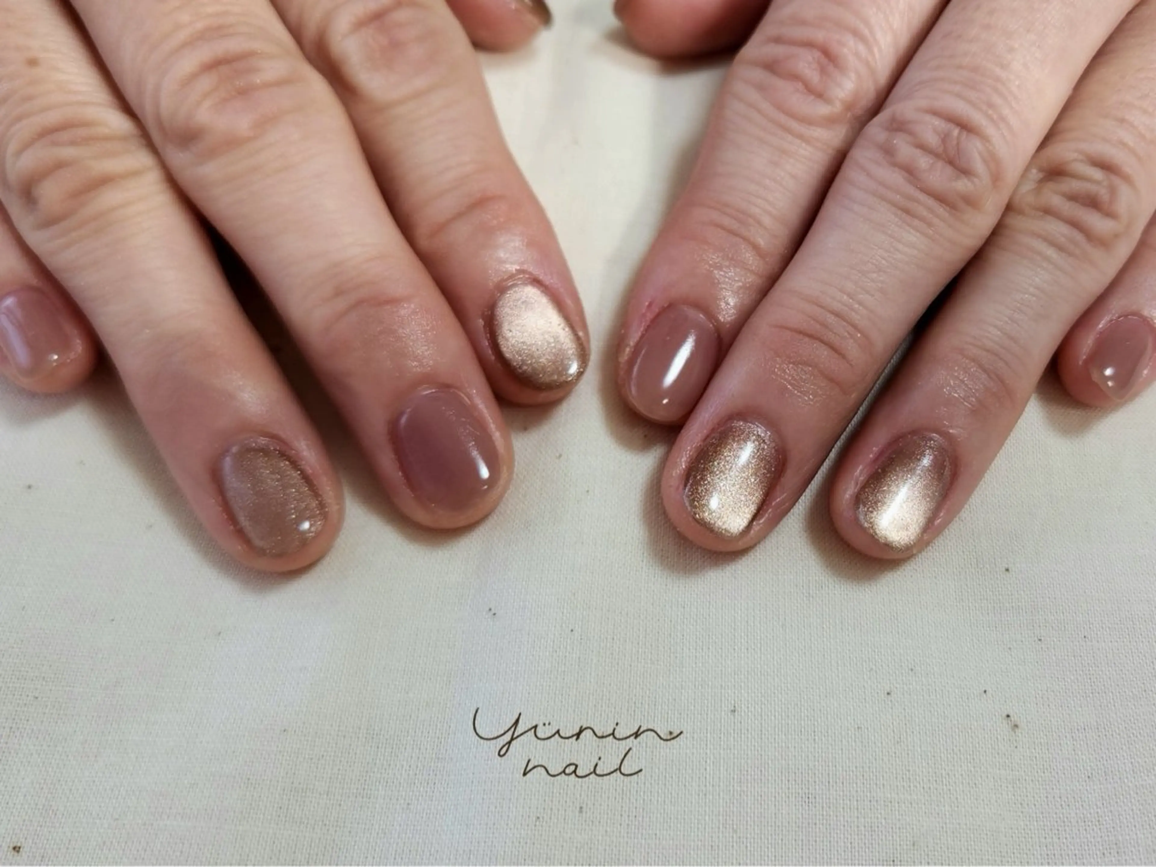 ネイル マグネットネイル ハンドネイル ショートネイル専門 yurin nailのネイルデザイン