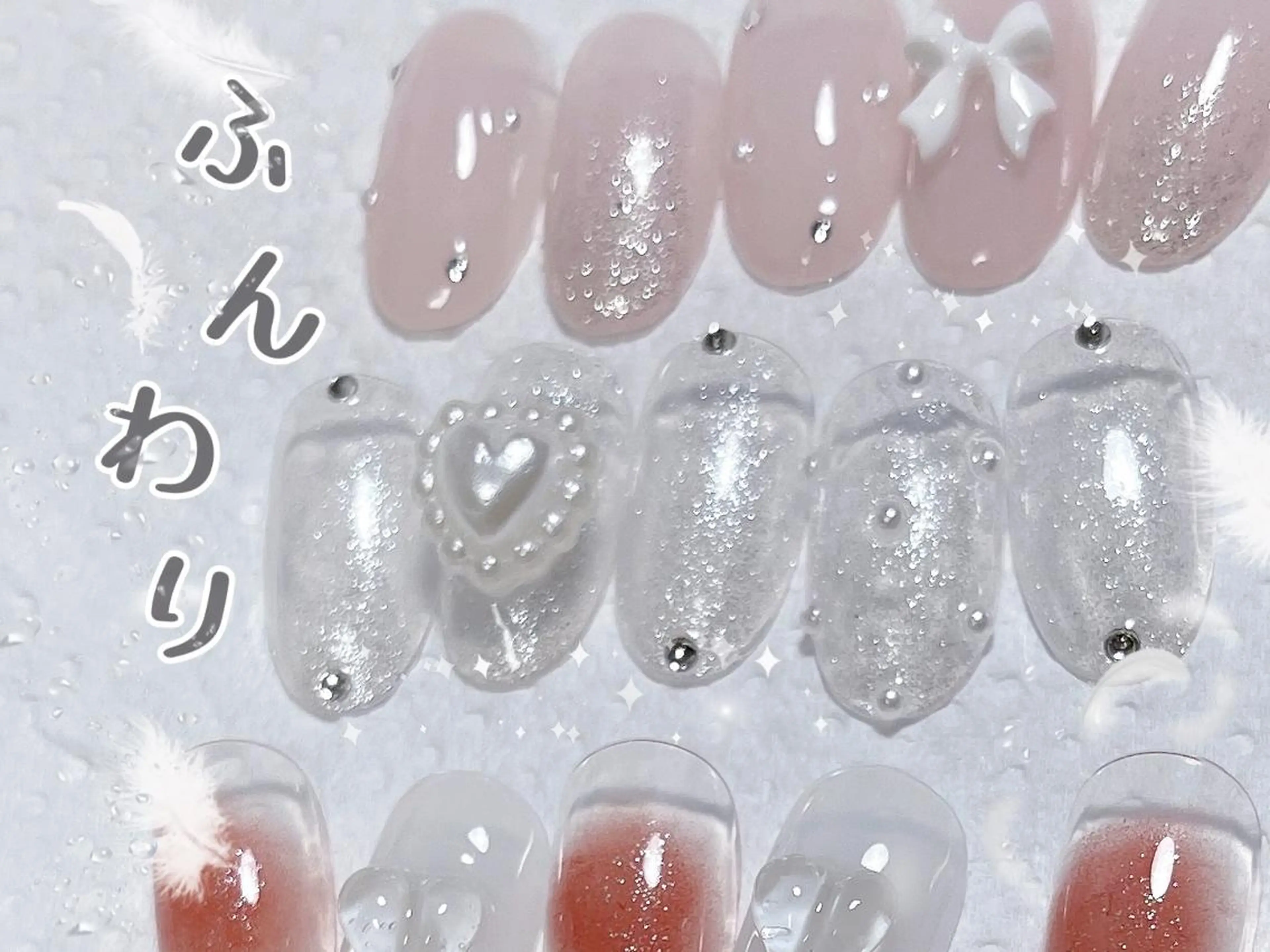 ネイル ki🍒🍒 ki ツルツルネイルのネイルデザイン