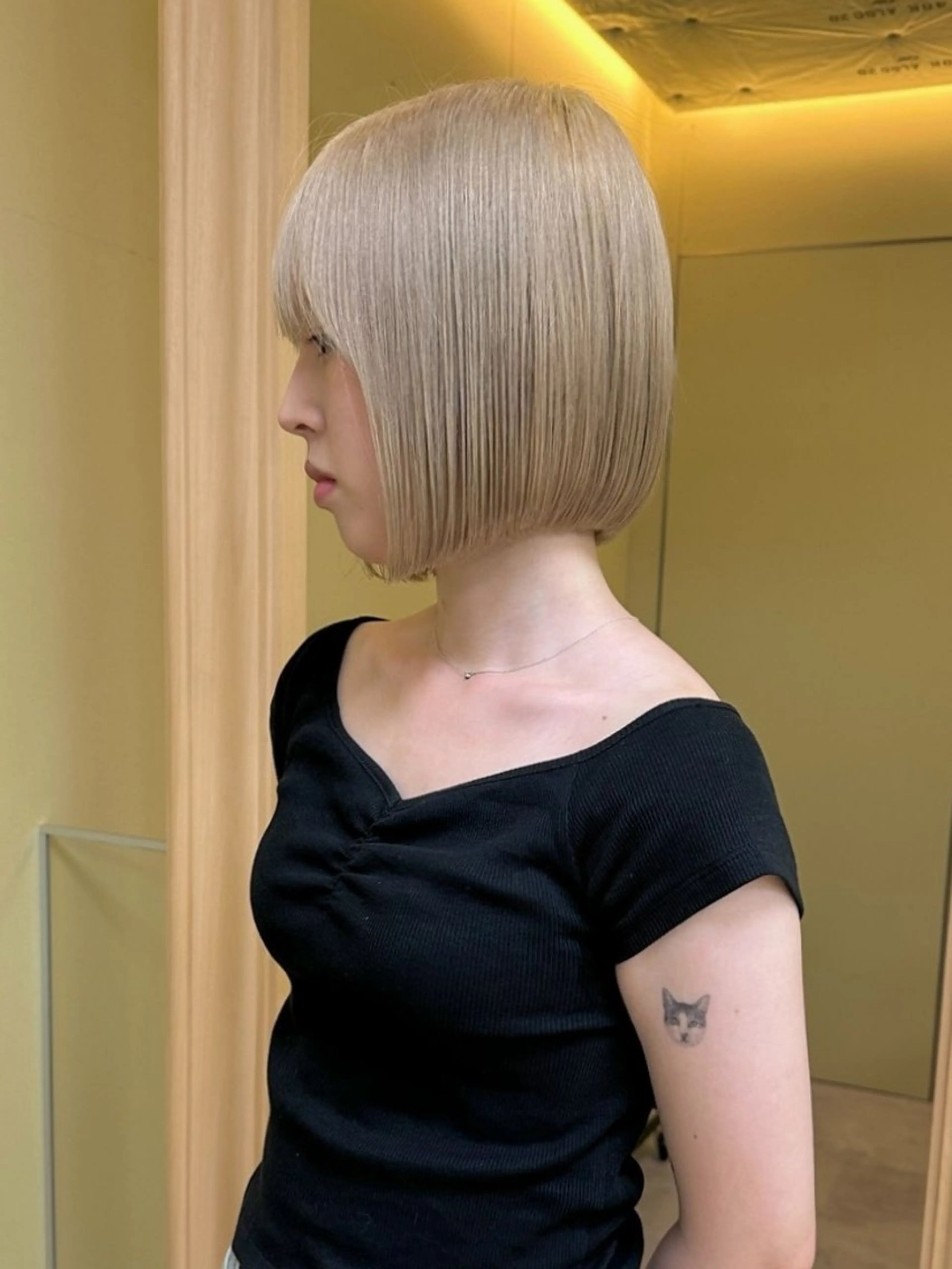 ショート 🌈扱いやすいボブ× ブリーチ🌈TAMEのヘアスタイル