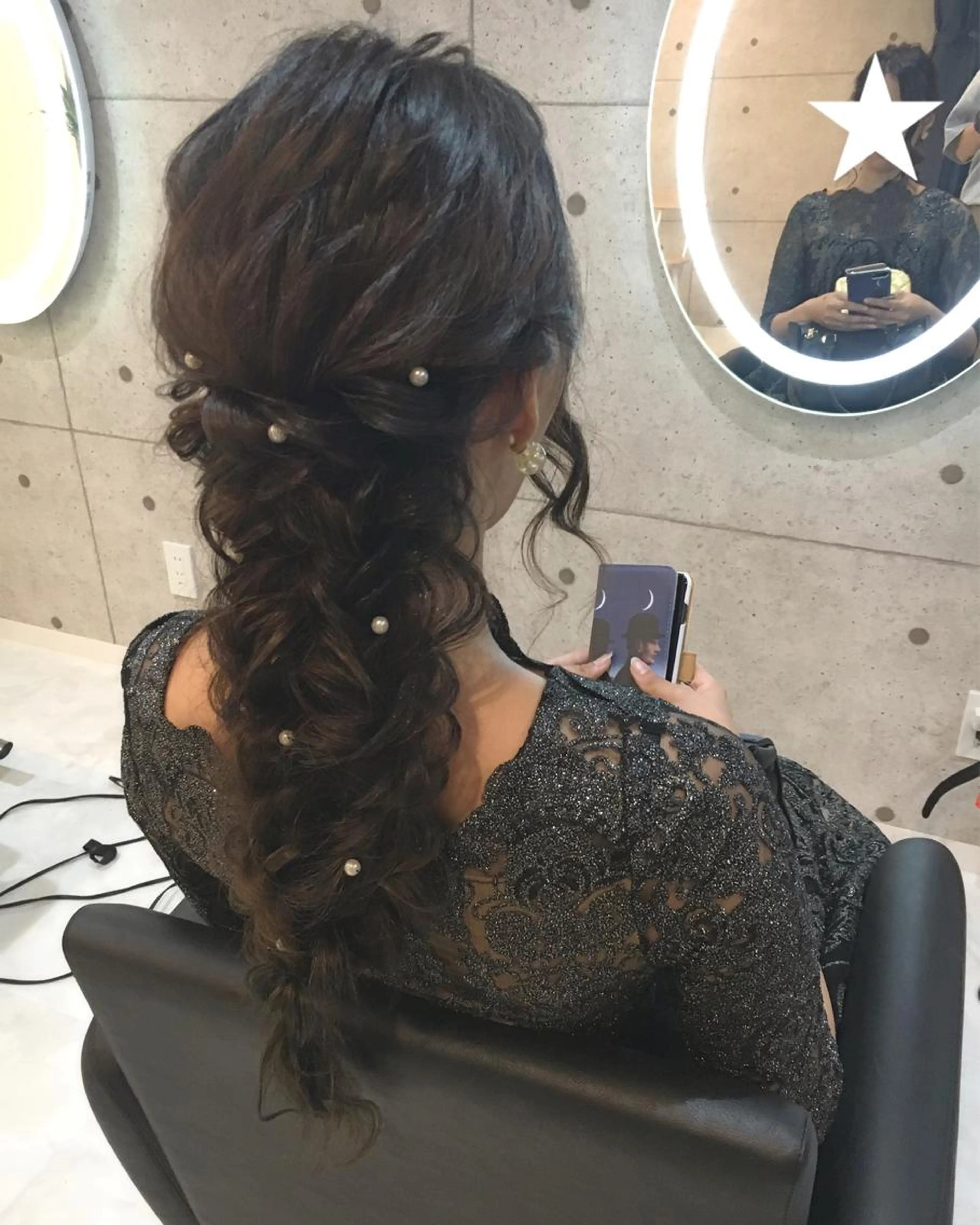 ✨ヘアセット+パールピンの写真