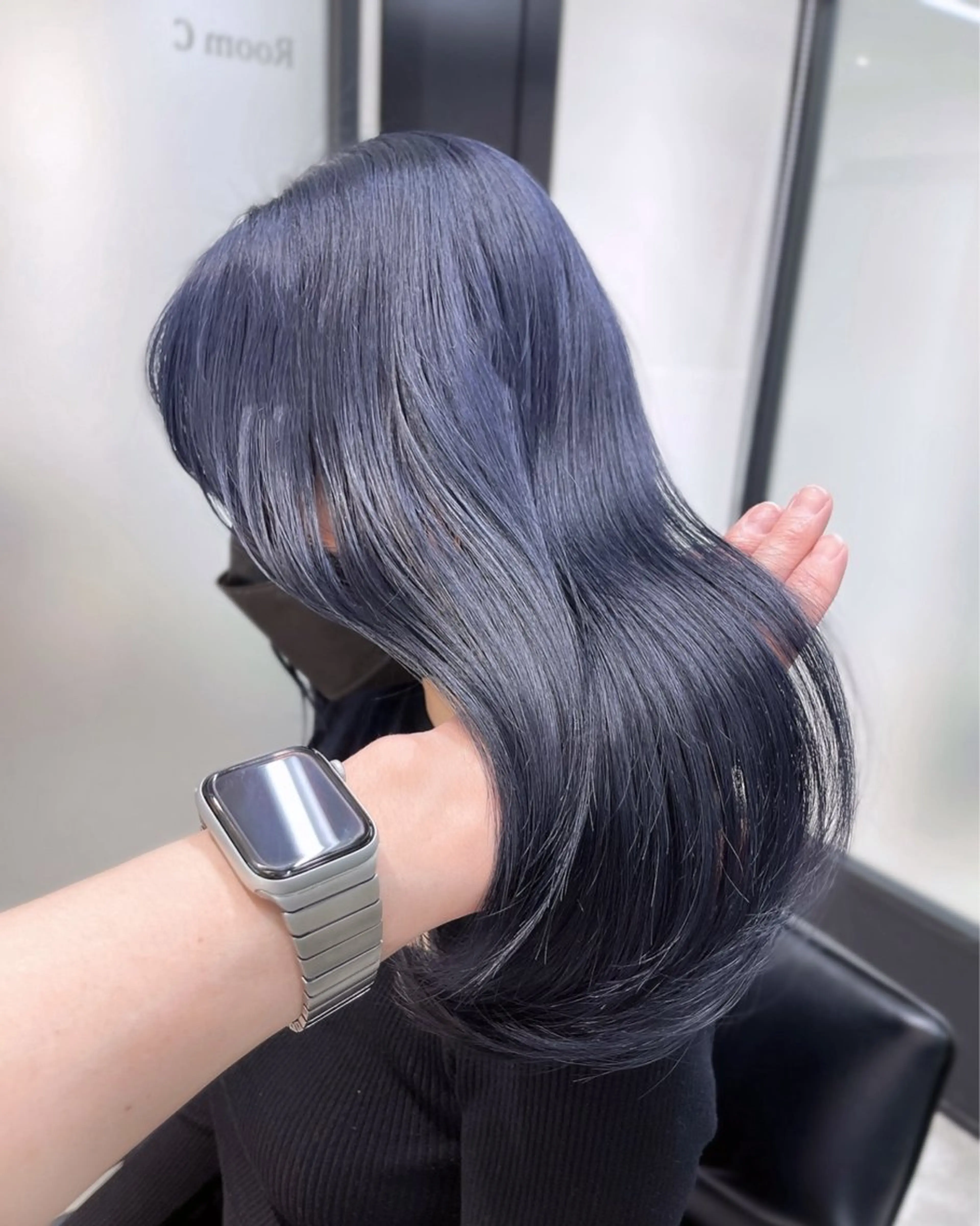 ロング 髪質改善 トリートメント カット ヘアカラー トリートメント 韓国レイヤーカット 髪質改善▫️水野有真のヘアスタイル