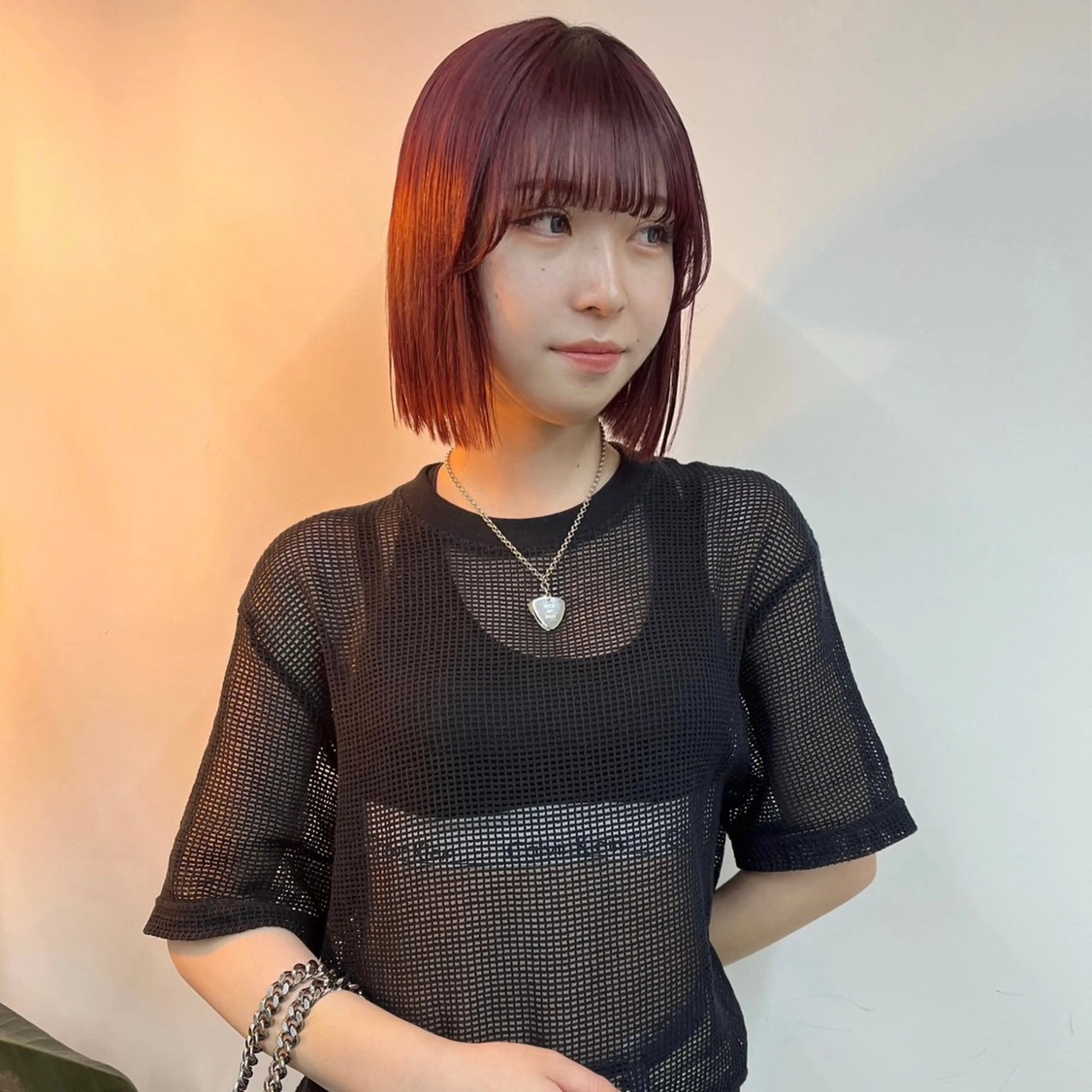 ショート カラー ハイトーン/心斎橋/ honomiのヘアスタイル