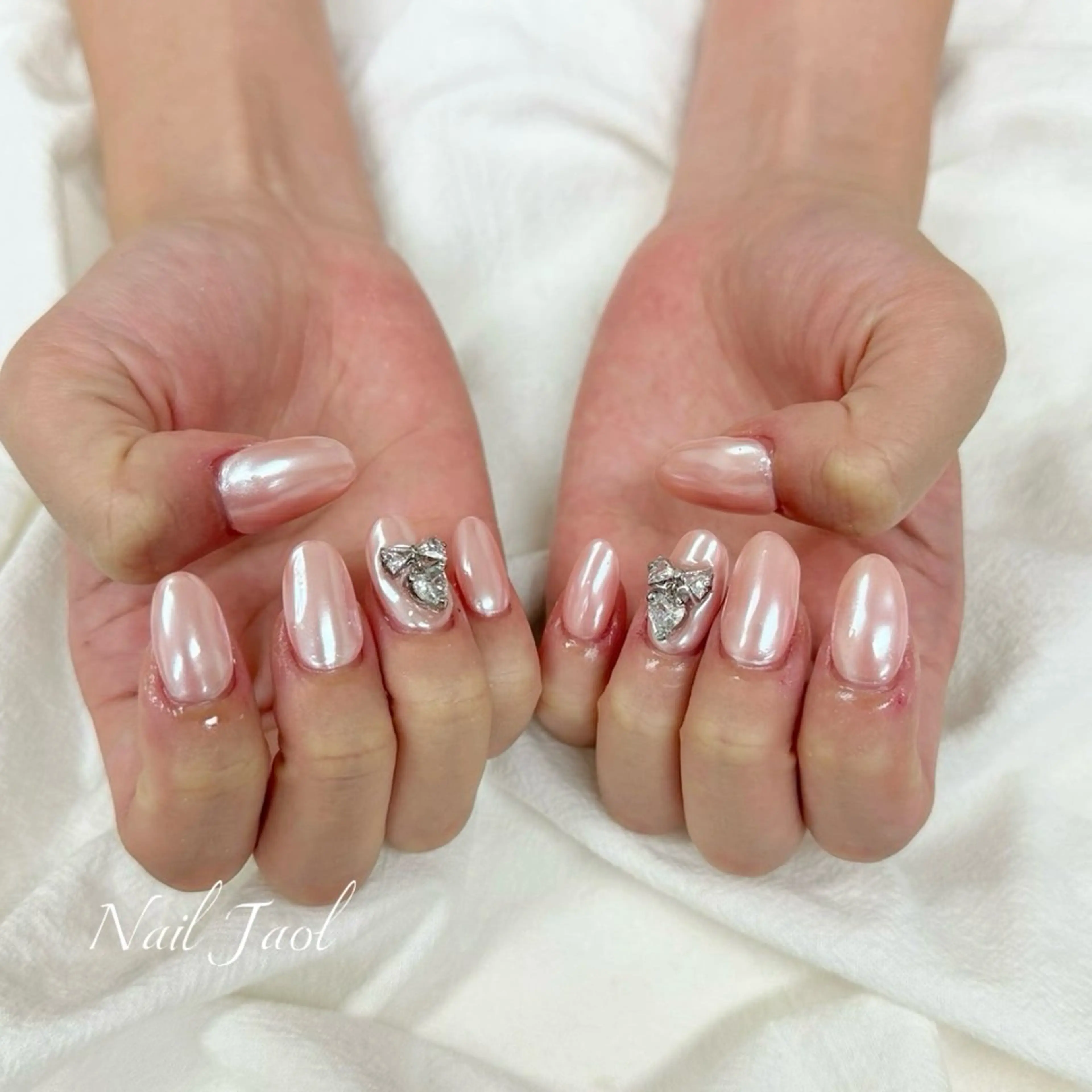 ミディアム 韓国風ヘア ハンドネイル nail jaol池袋店所属・ネイルJaol 池袋のネイルデザイン