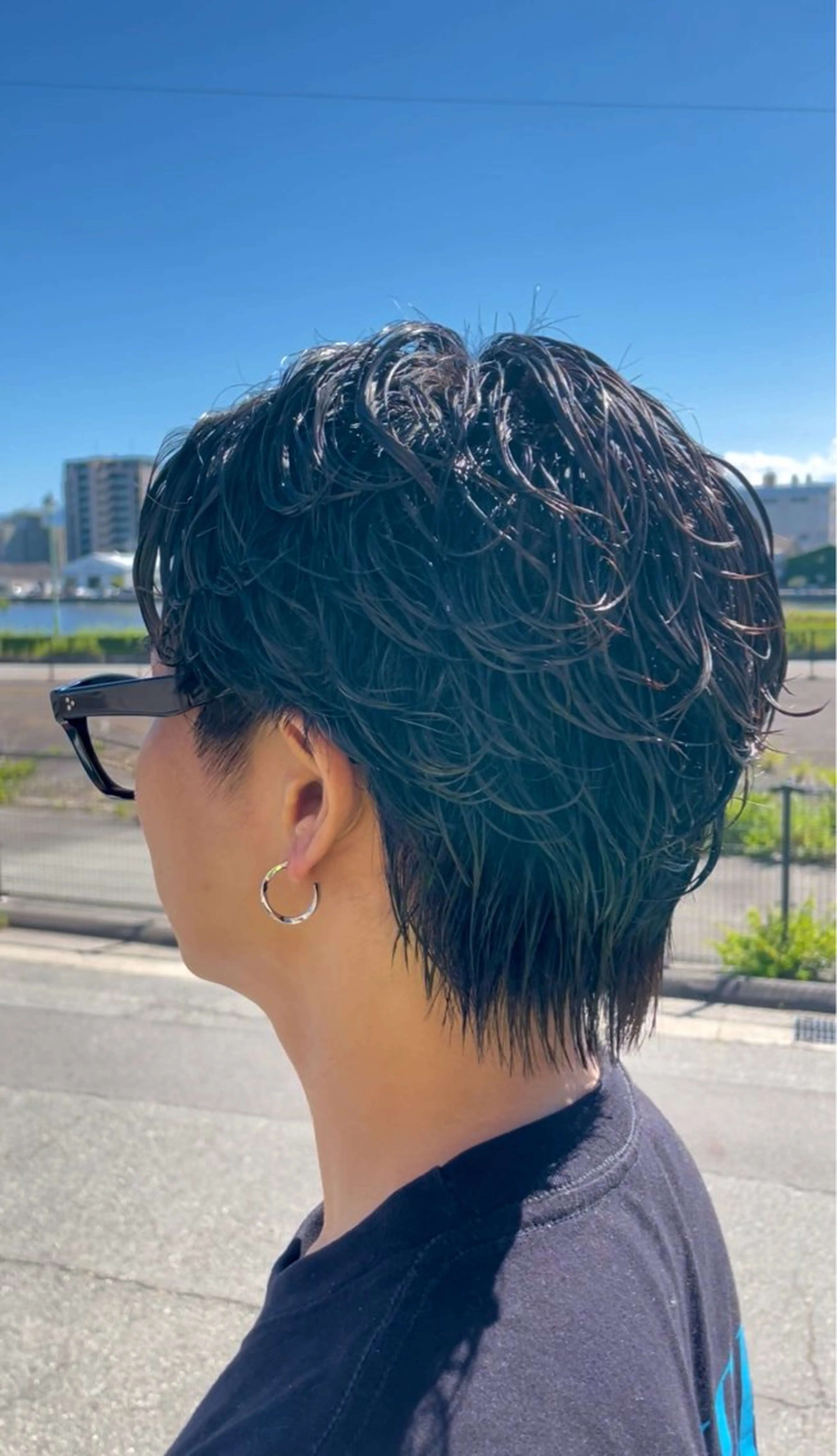 『最近のトレンド』カット+フェザーパーマの写真