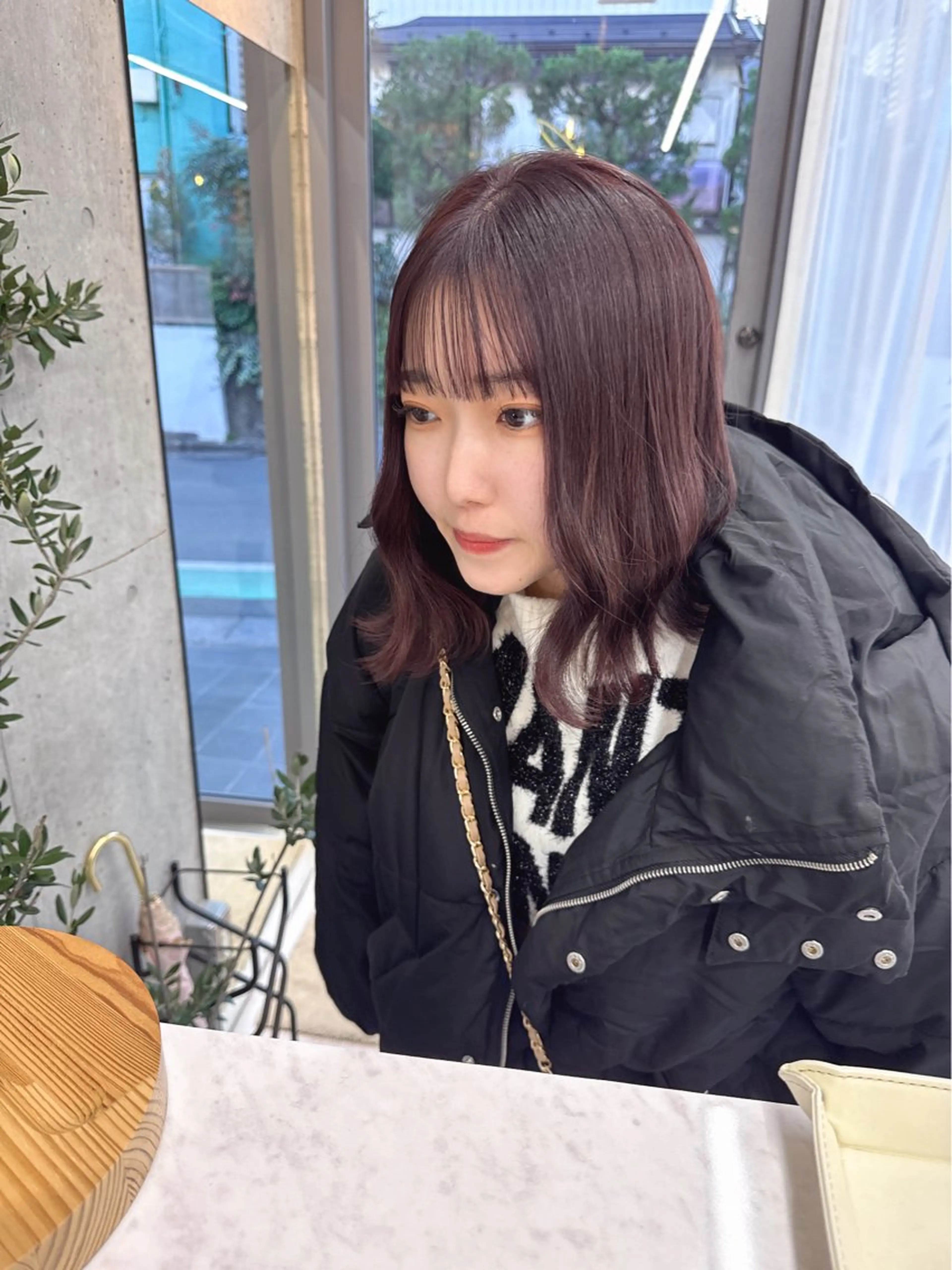 ミディアム うる艶ヘア♡韓国好き 透明感　shotaのヘアスタイル