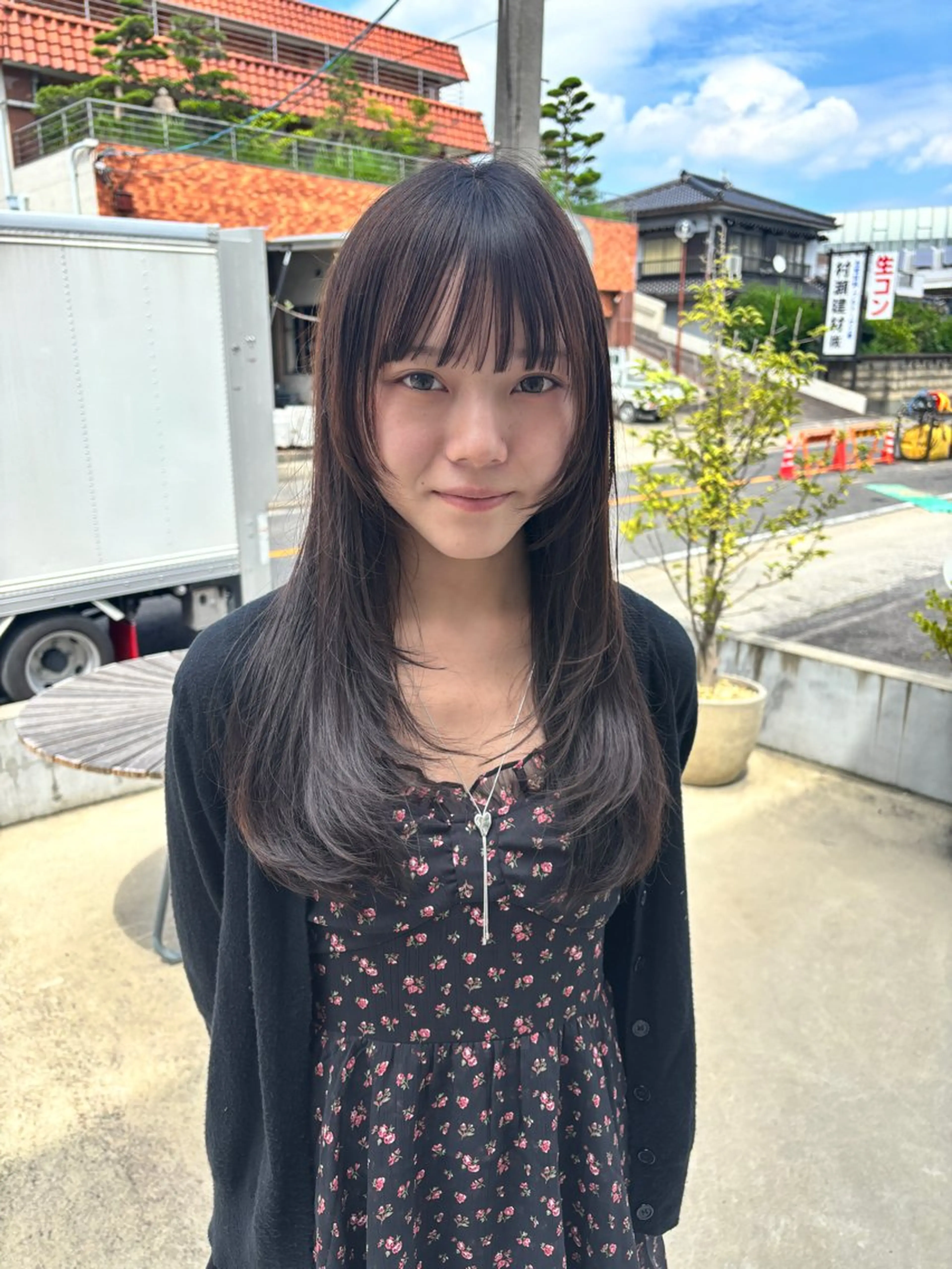 ロング カット/パーマ すぎやまれいなのヘアスタイル