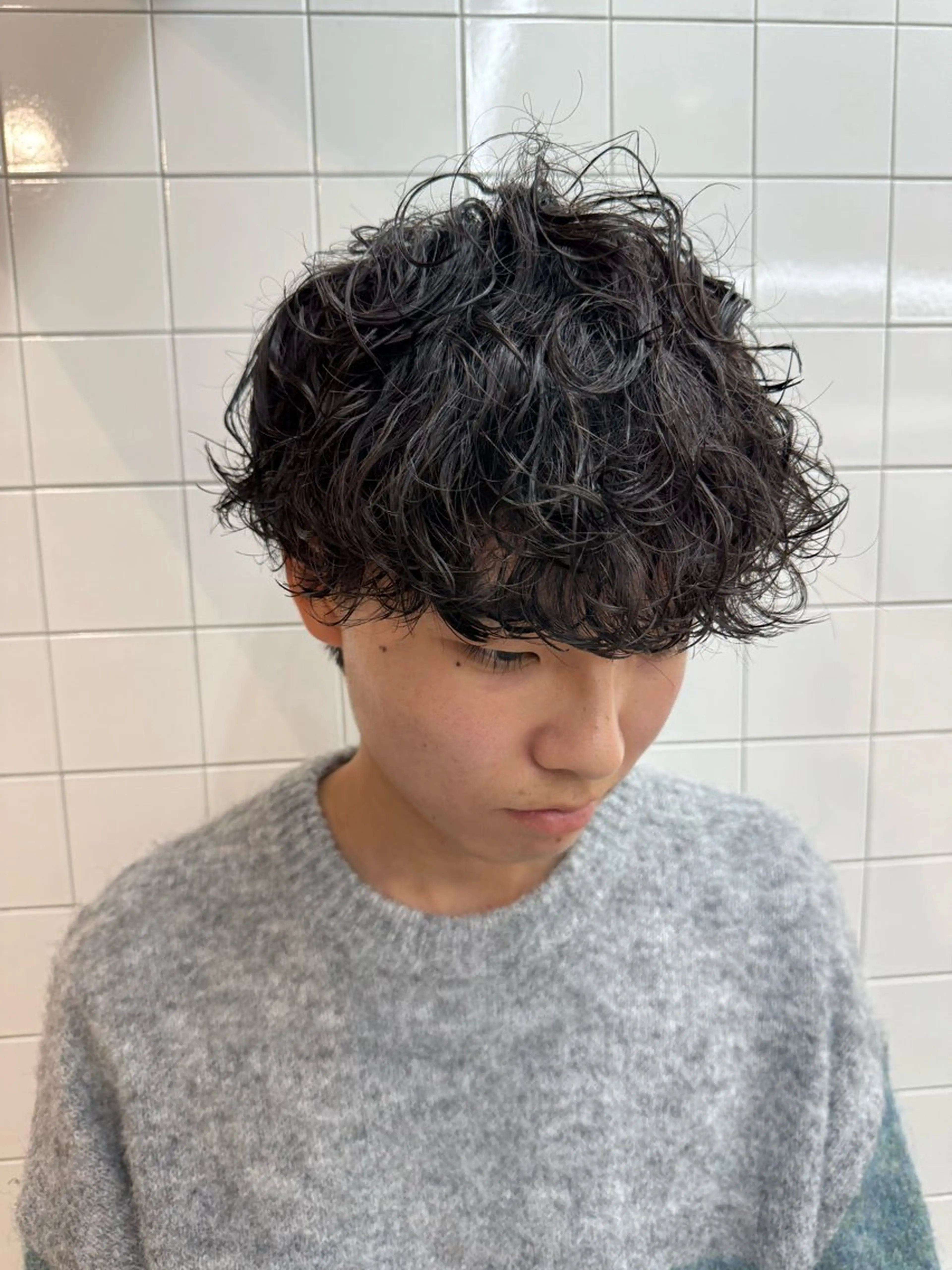 パーマ メンズ カット パーマ 大宮メンズ特化/パー マ職人/小川藍人のヘアスタイル