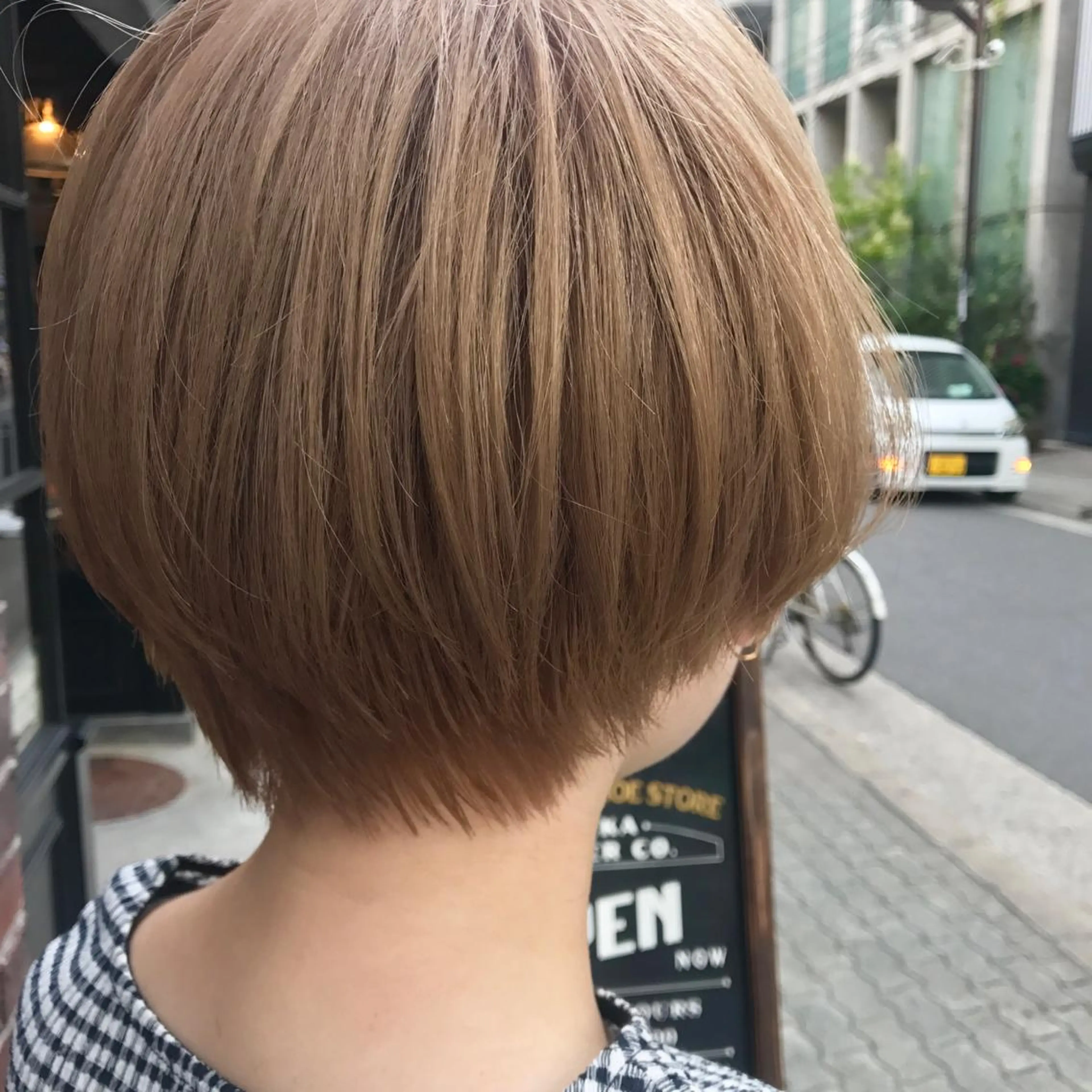 ショート ショートヘア analogue所属・u harukaのヘアスタイル