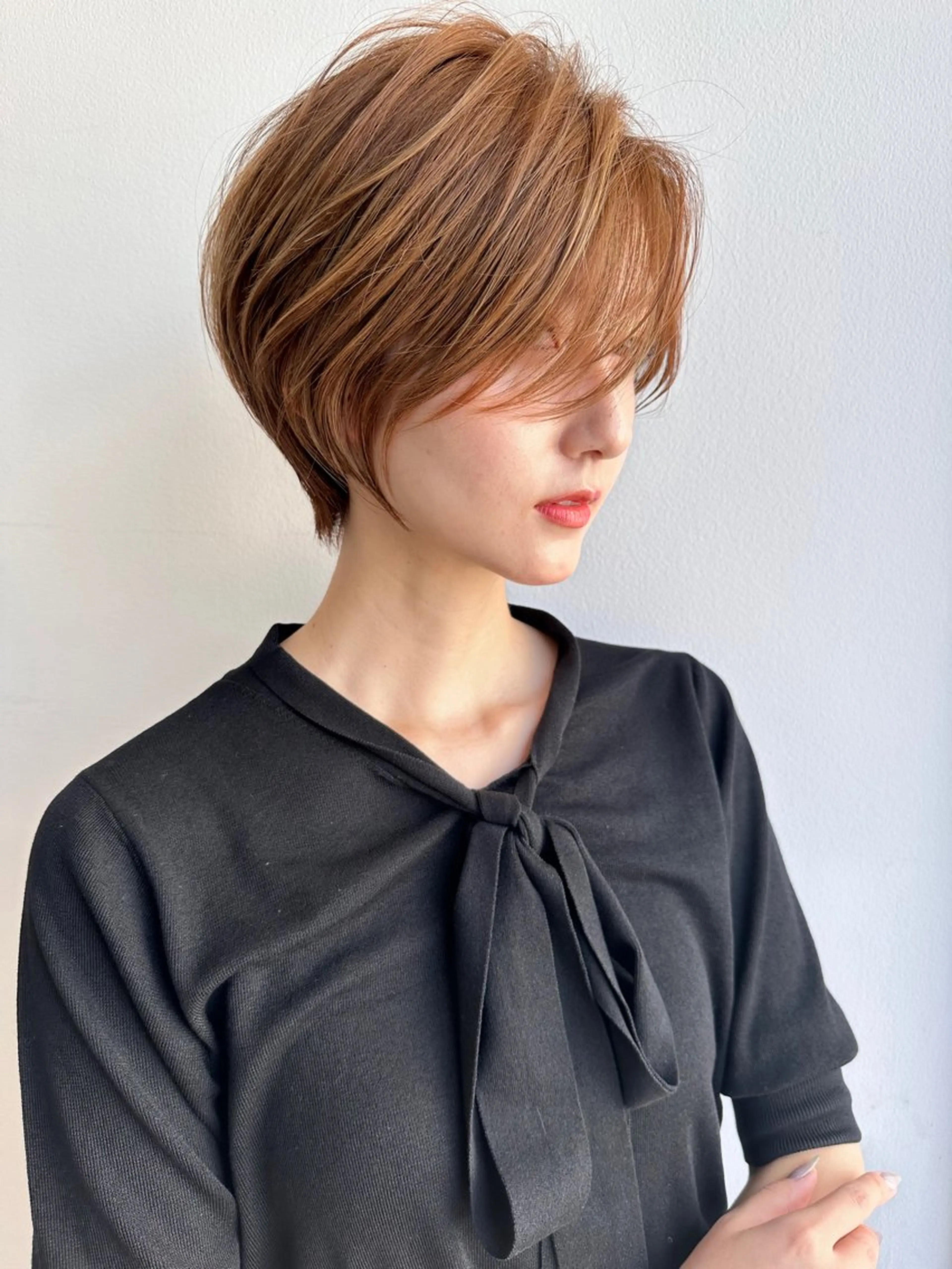 ショート 無料カットモデル/ 丸みショート/たくみのヘアスタイル