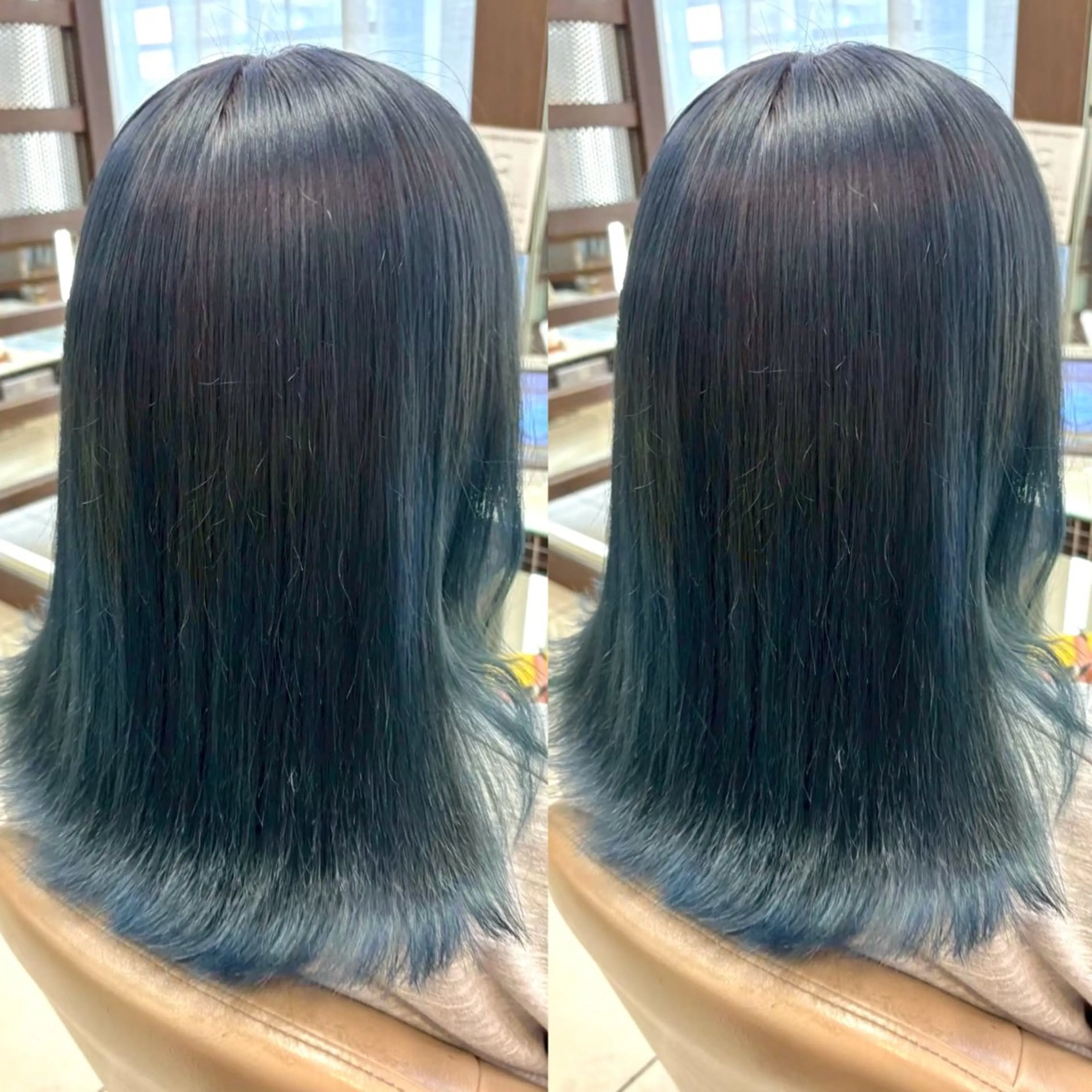 カラー ブリーチ ブルーカラー 透明感カラー ヘアカラー ヘアメ🎀エクステ 🪽横浜/しほ🧸のヘアスタイル