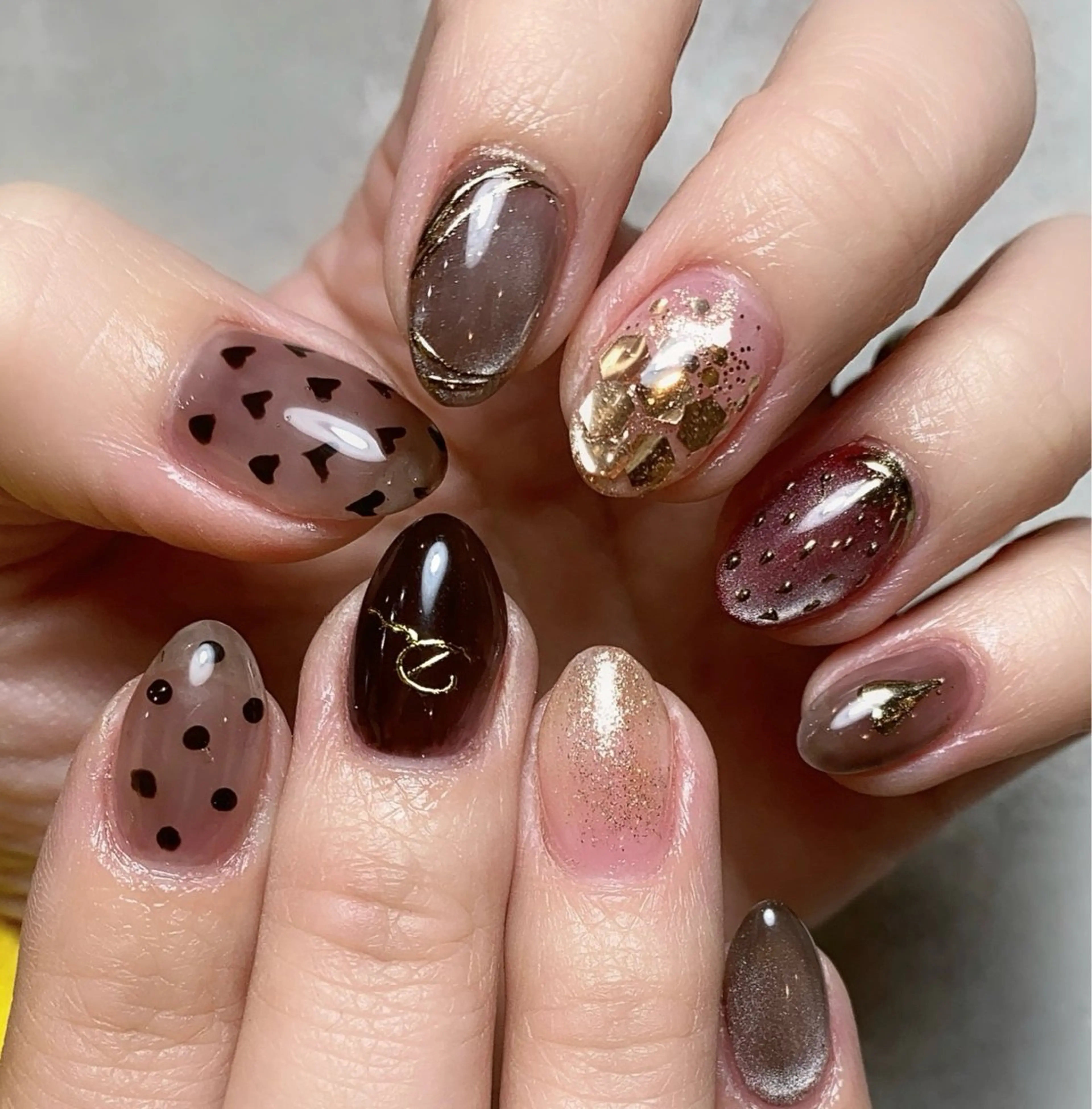 ネイル バレンタイン ハンドネイル Narumi nailのネイルデザイン