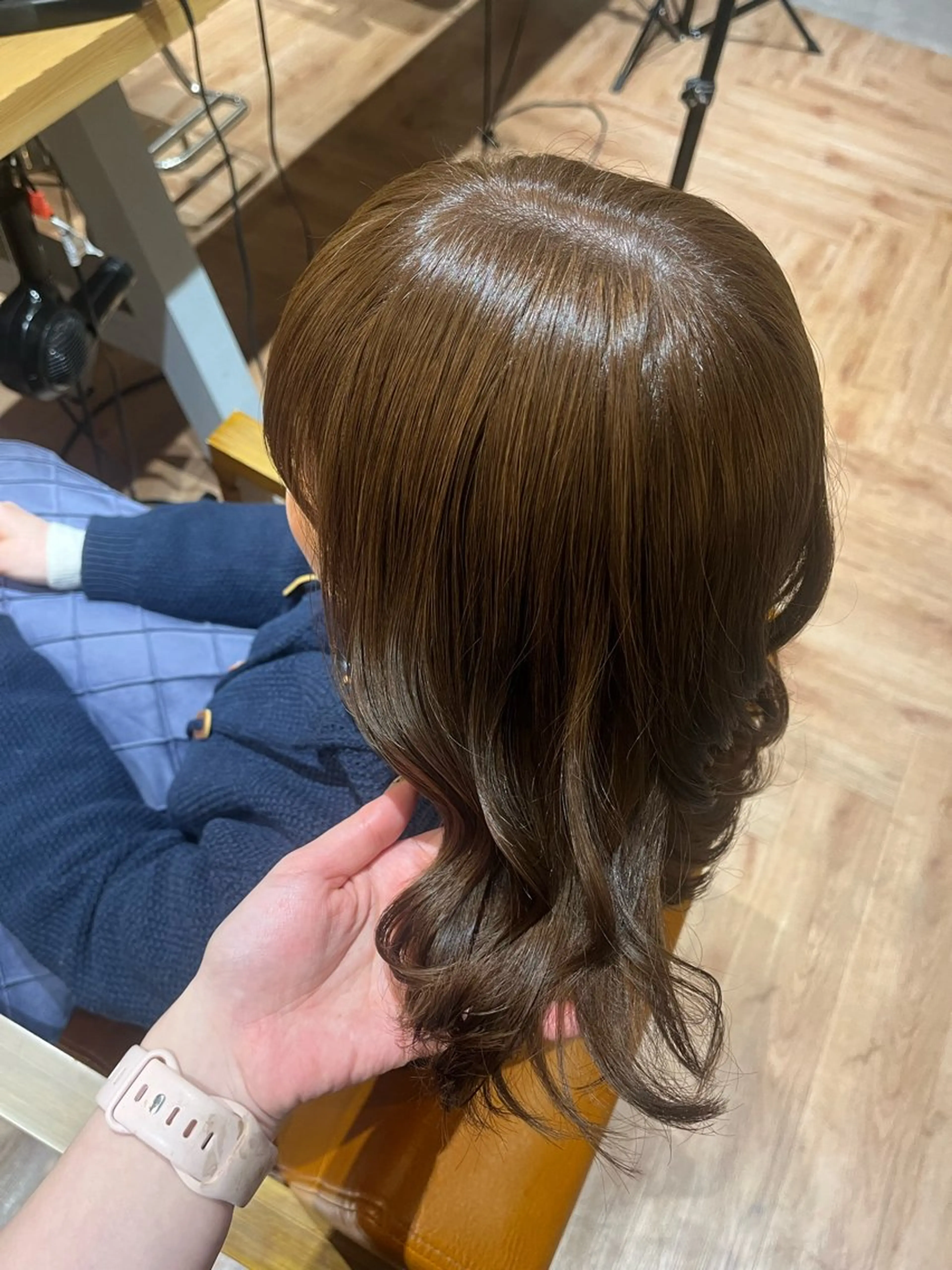 ミディアム カラー ベージュカラー イルミナカラー little lulu 梅田所属・高橋 さやかのヘアスタイル