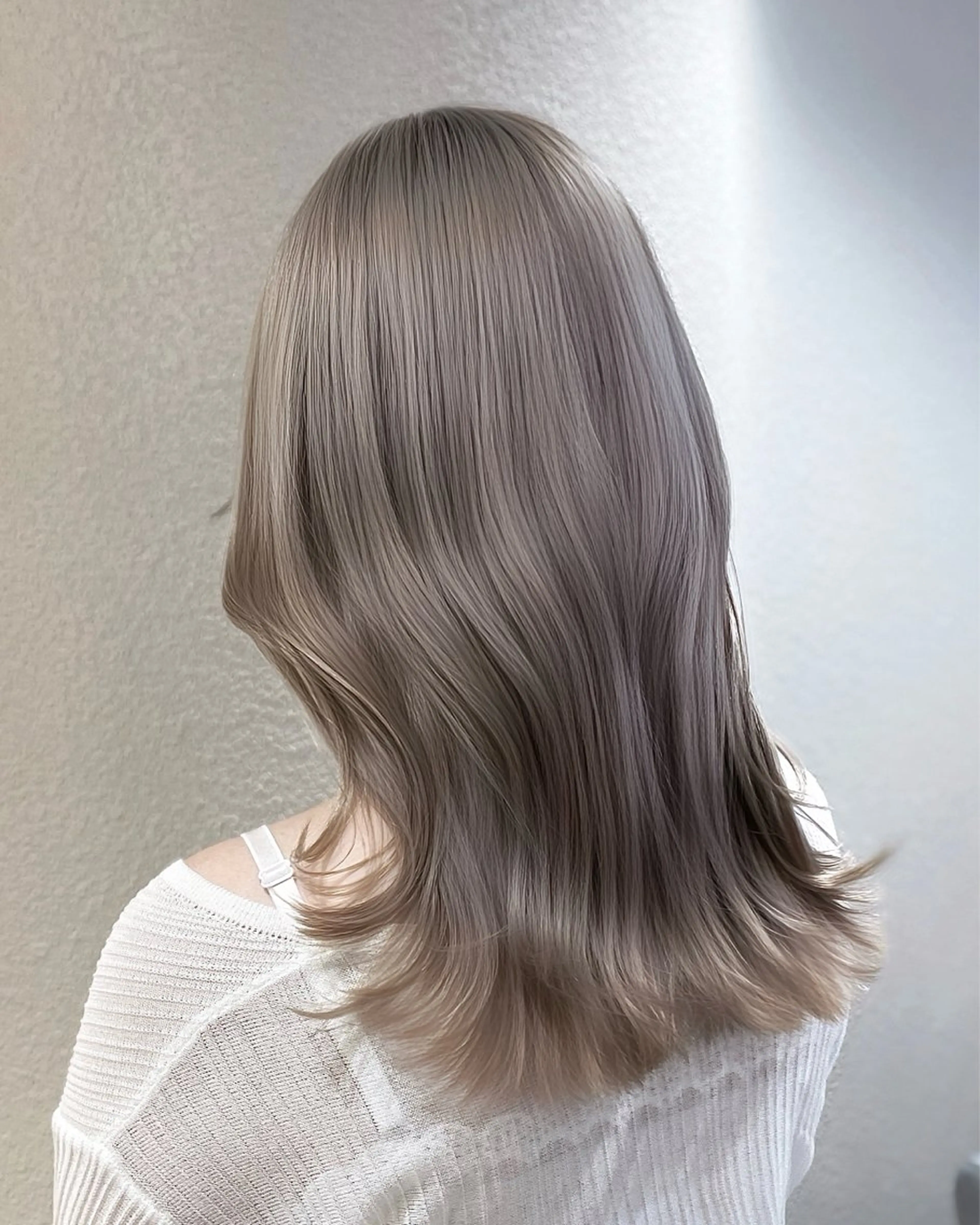 ロング カラー カット ヘアカラー トリートメント MIRAC所属・Ryoichi⛓️ 韓国ヘア/ハイトーンのヘアスタイル