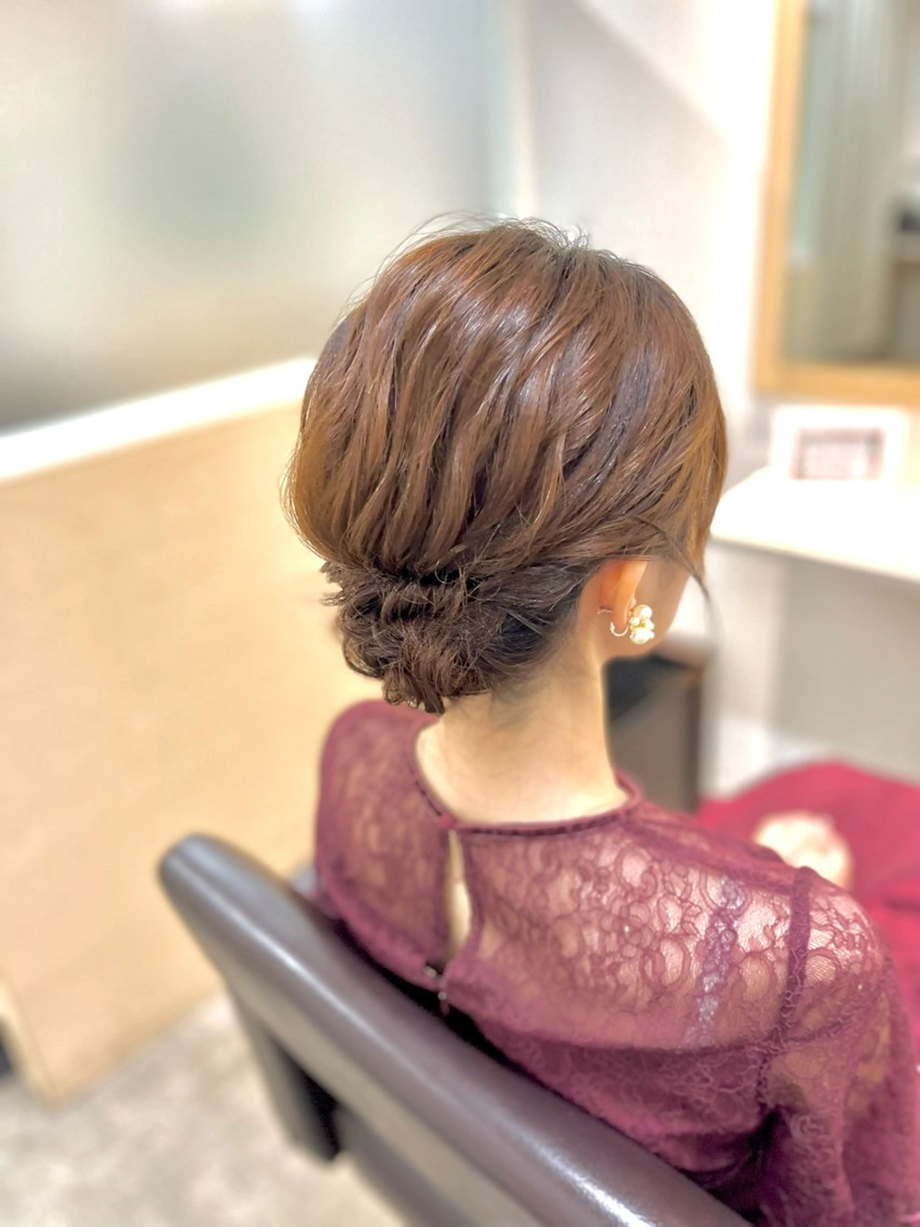ヘアアレンジ ヘアセット 似合わせヘアメイク 💐オダギリチアキのヘアスタイル