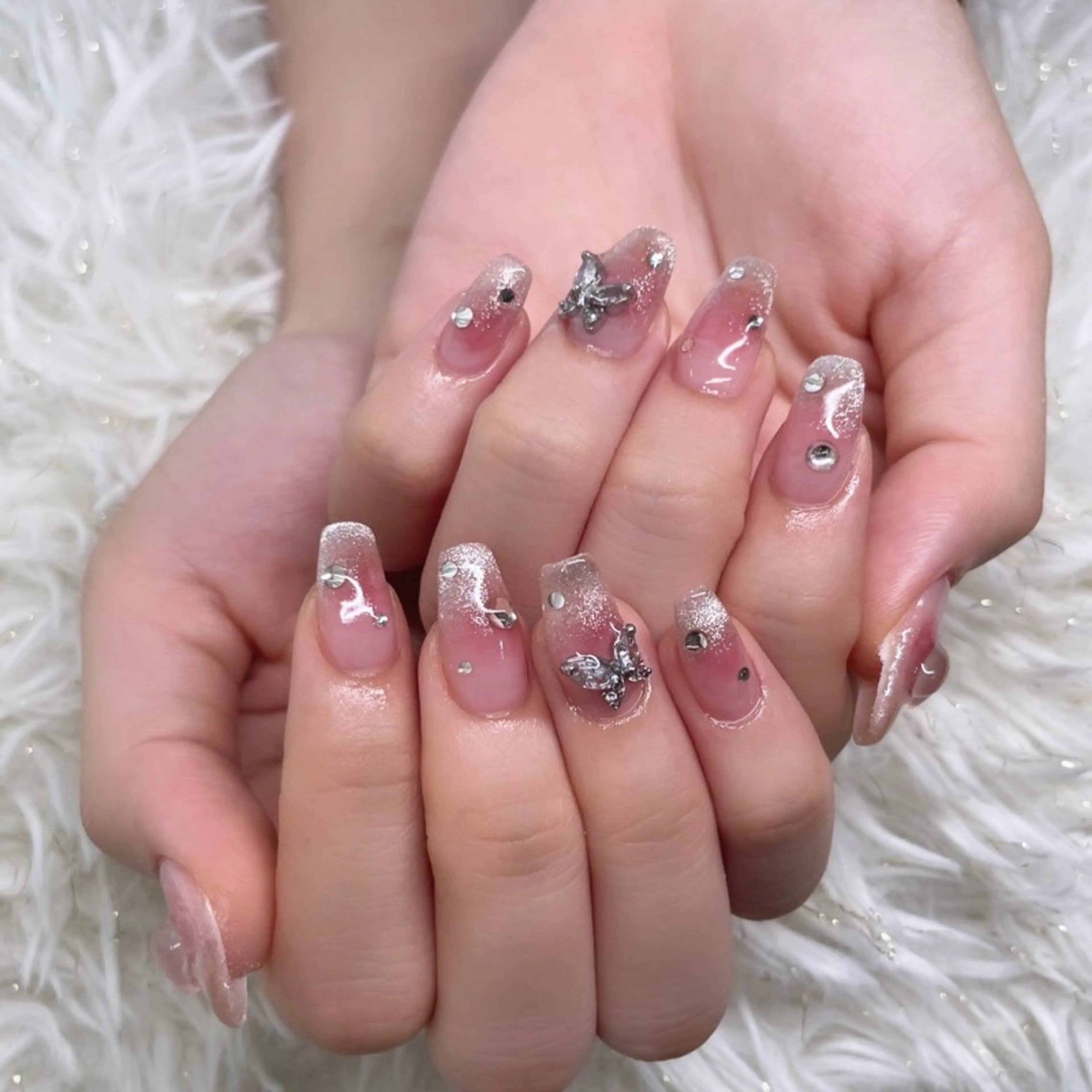 ネイル チークネイル ハンドネイル Y.Haru joieangeのネイルデザイン