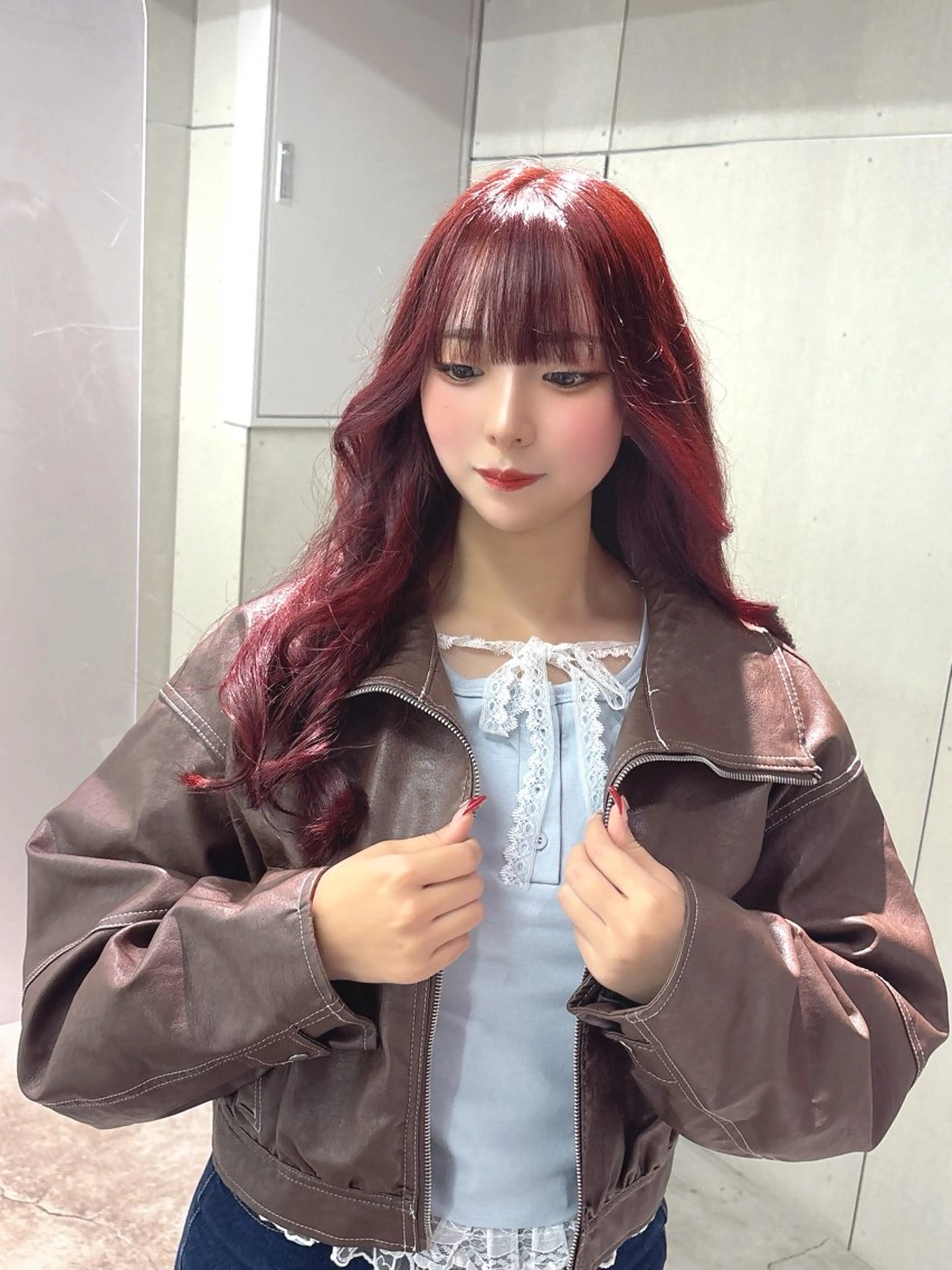 カラー ヘアカラー Harune/うる艶 ハイトーンのヘアスタイル