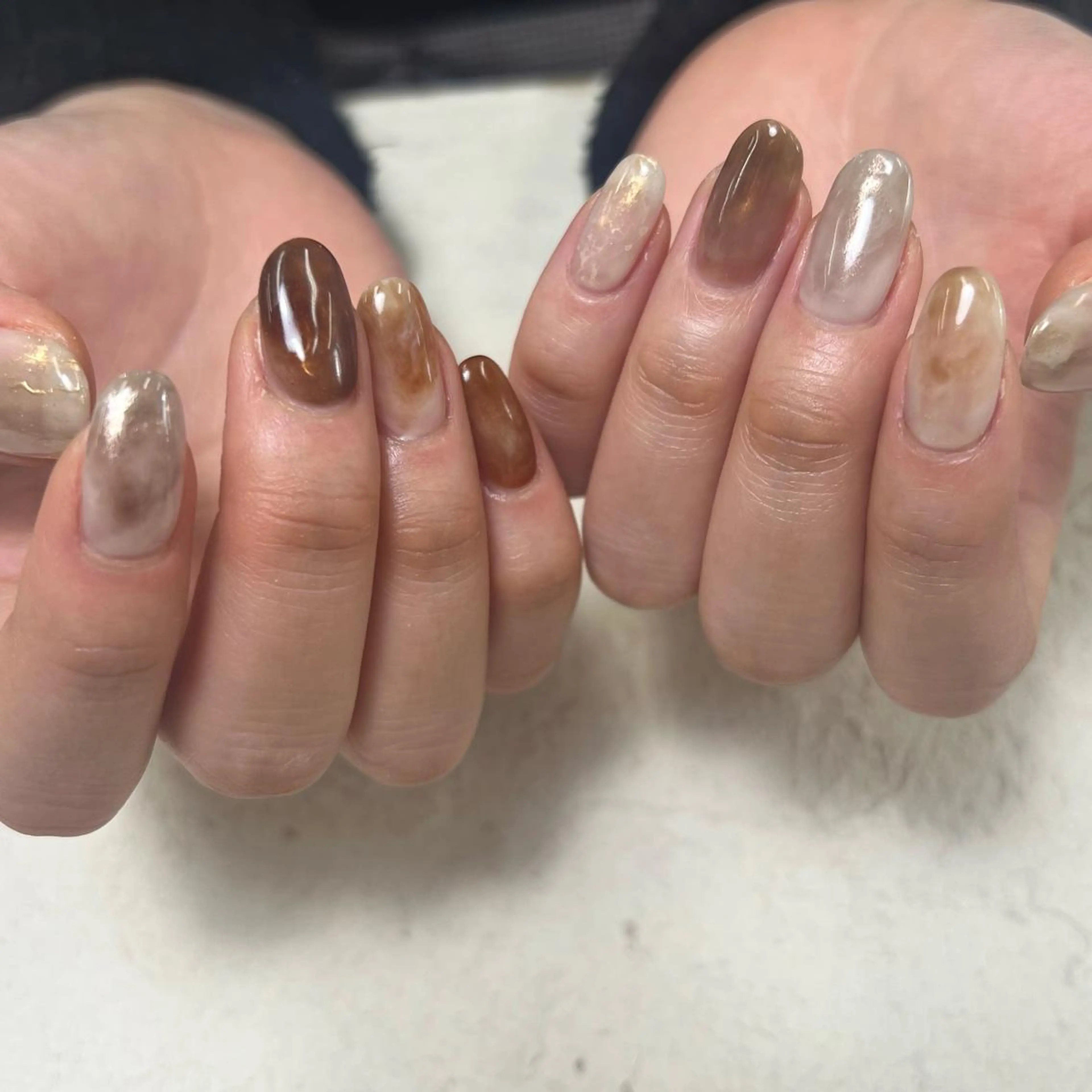 ネイル ハンドネイル nuás nailのネイルデザイン