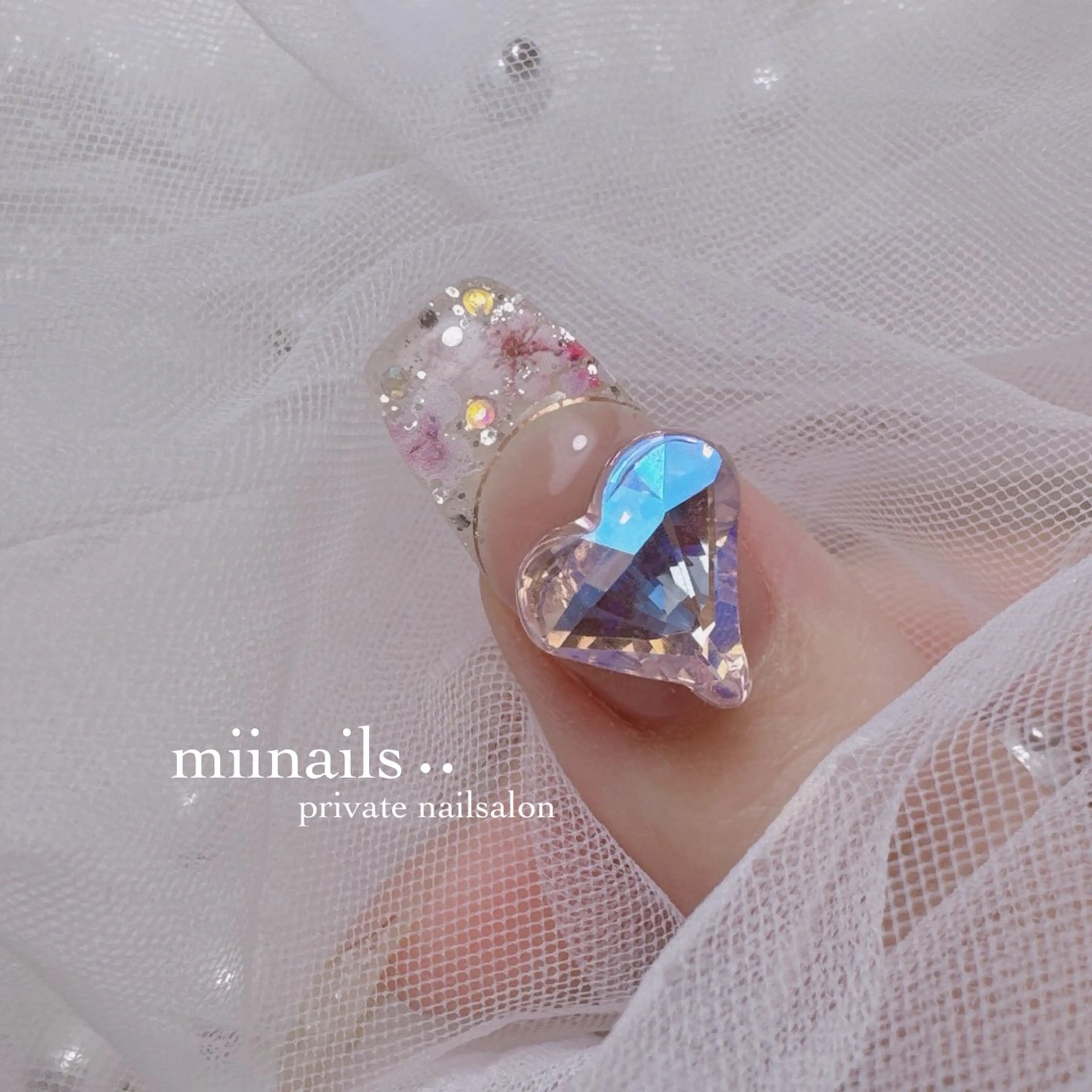 ネイル 韓国ネイル マグネットネイル ワンホンネイル ハンドネイル nailsalon miinailsのネイルデザイン