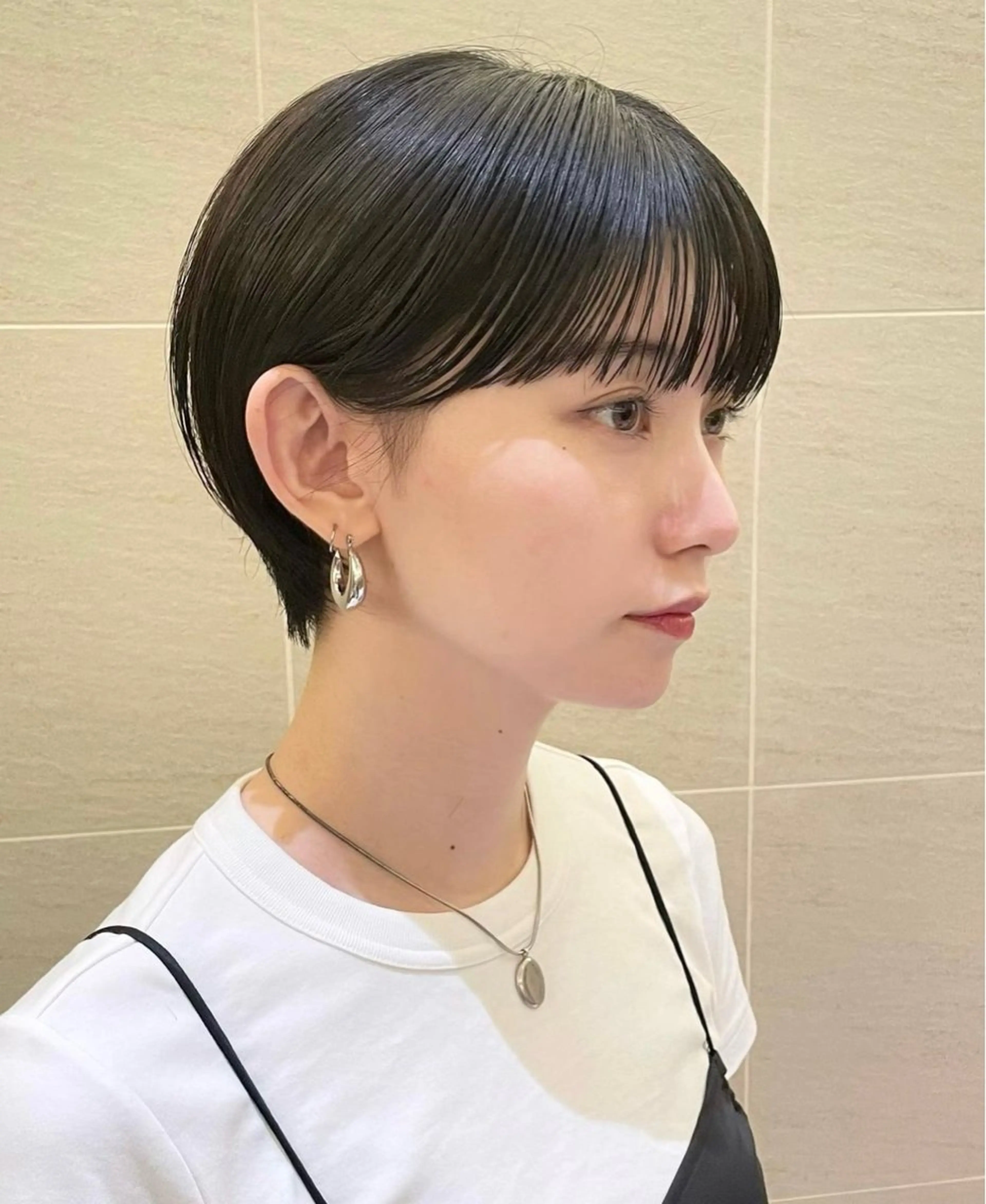 ショート ボブ ショートヘア ATENA所属・撮影モデル様募集 直樹のヘアスタイル