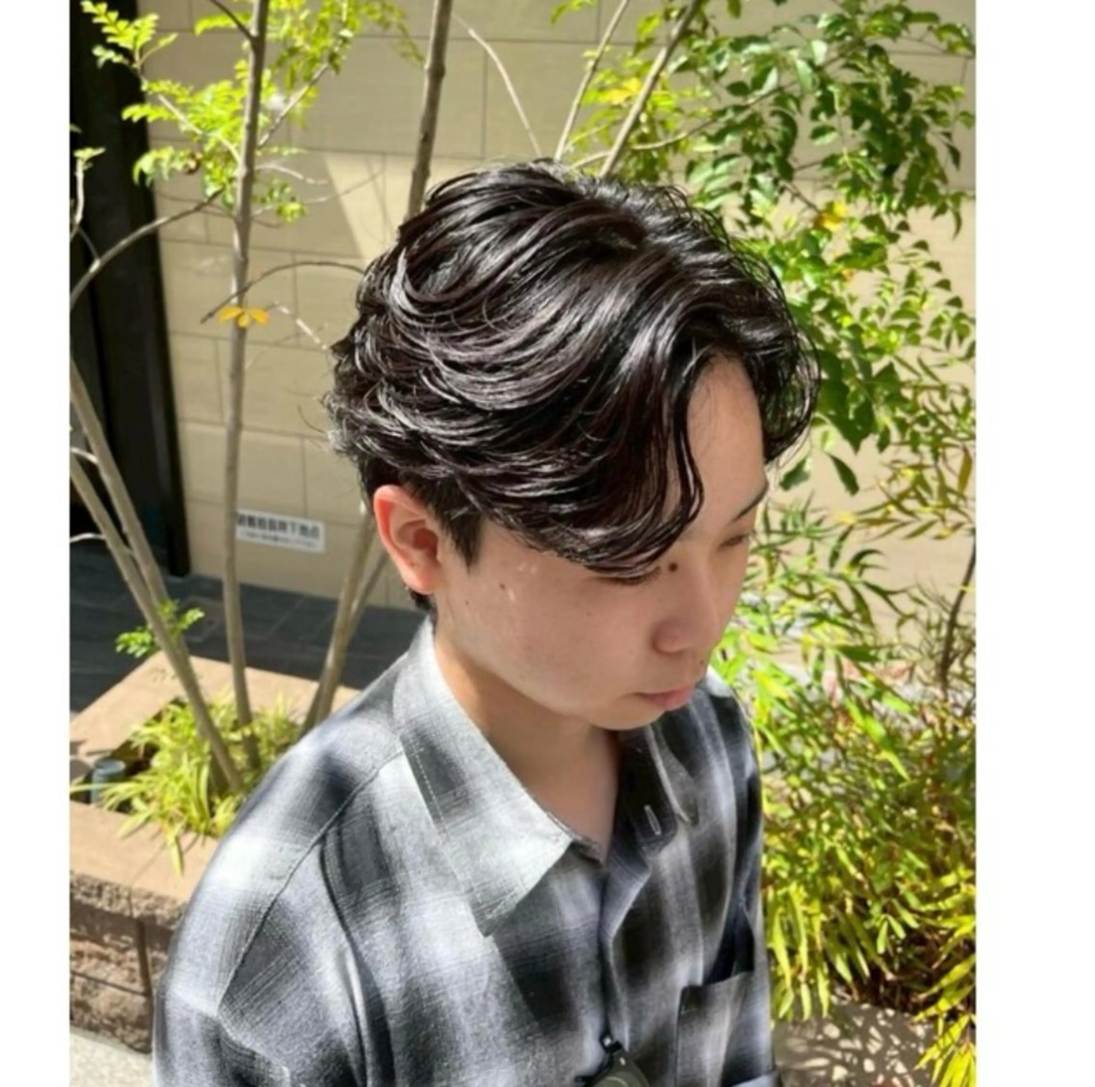 【メンズカット+パーマ】⭐️当日予約大歓迎👌駐車場完備🚘ご新規様限定クーポンの写真