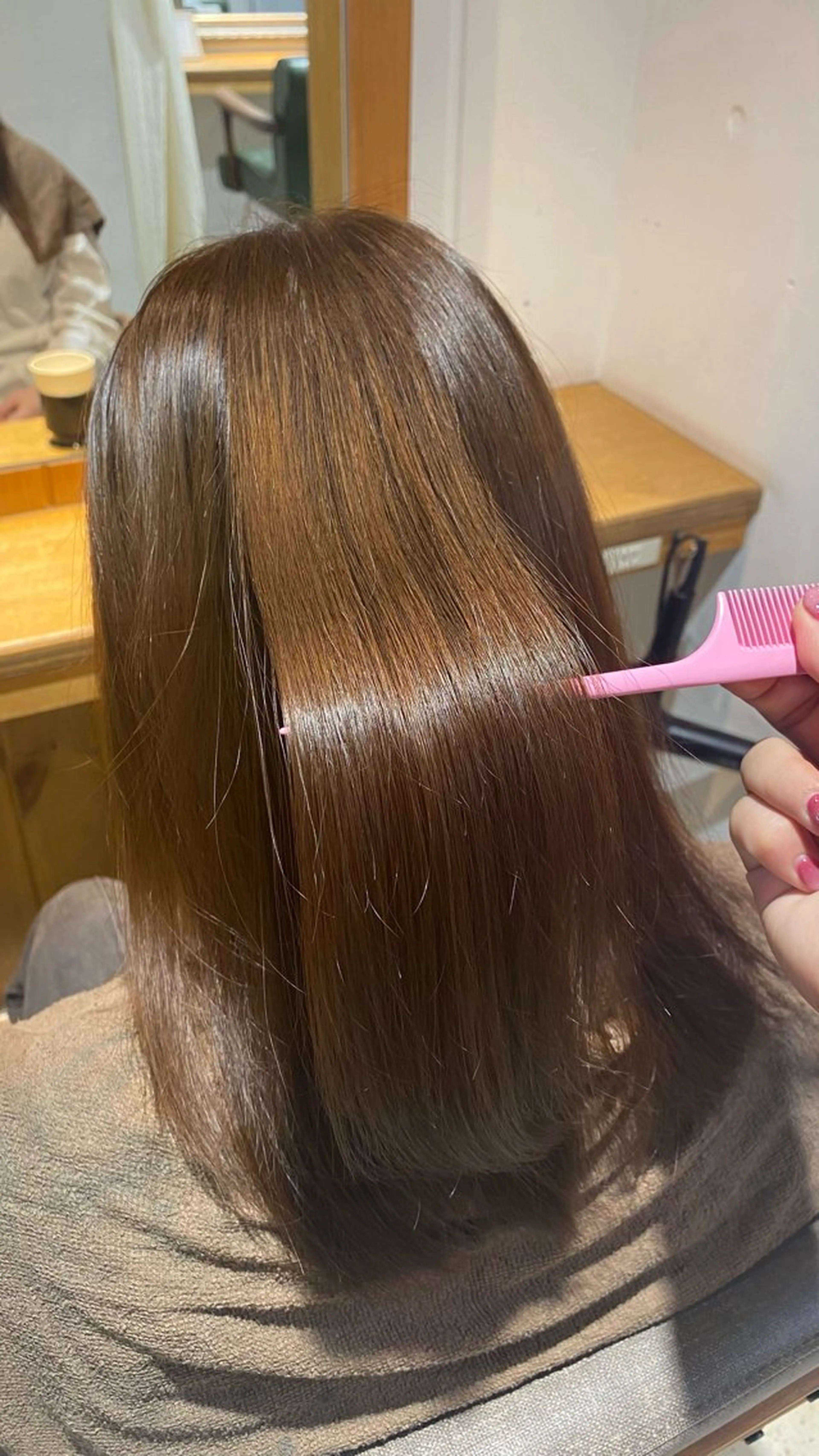 ミディアム misaki アシスタント🎀のヘアスタイル