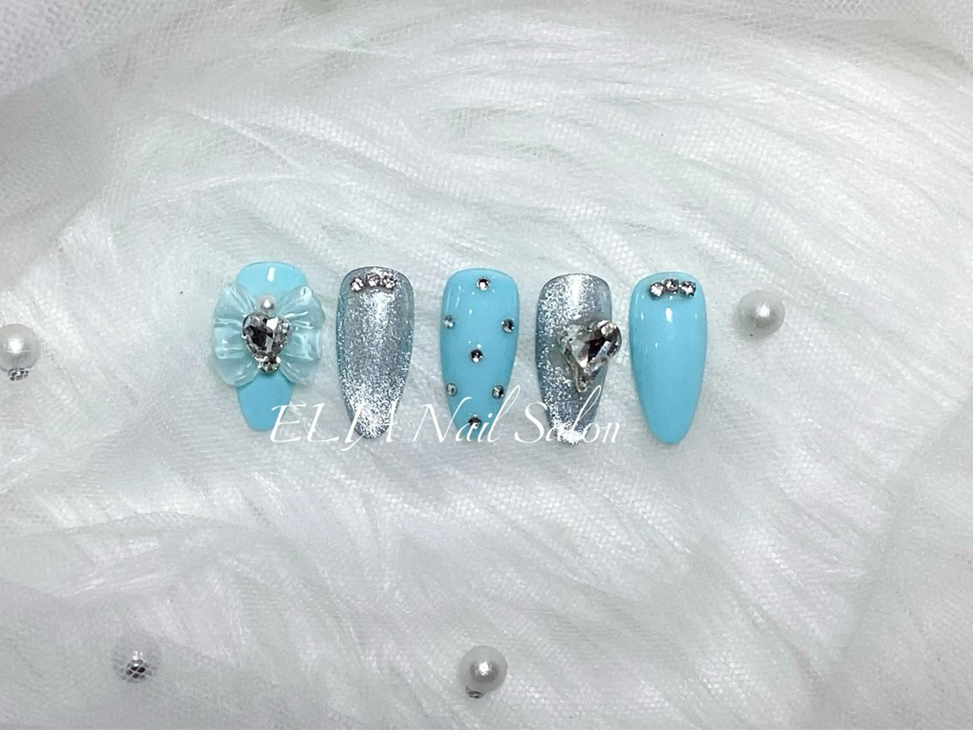 ミディアム ハンドネイル ELIA【エリア】 nailsalonのネイルデザイン