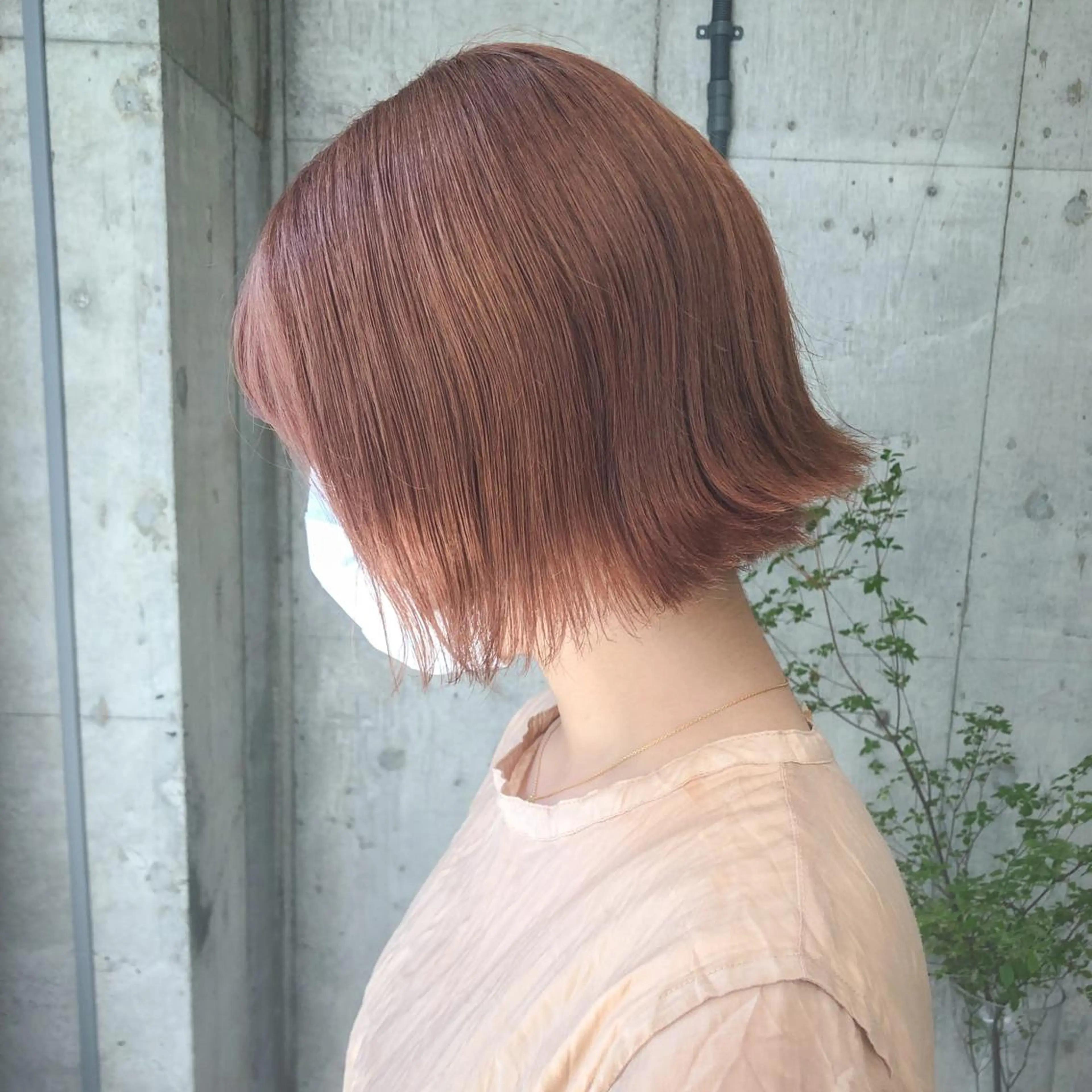 ショート カラー ヘアアレンジ ブリーチ/美髪矯正 垢抜けヘア/そらのヘアスタイル
