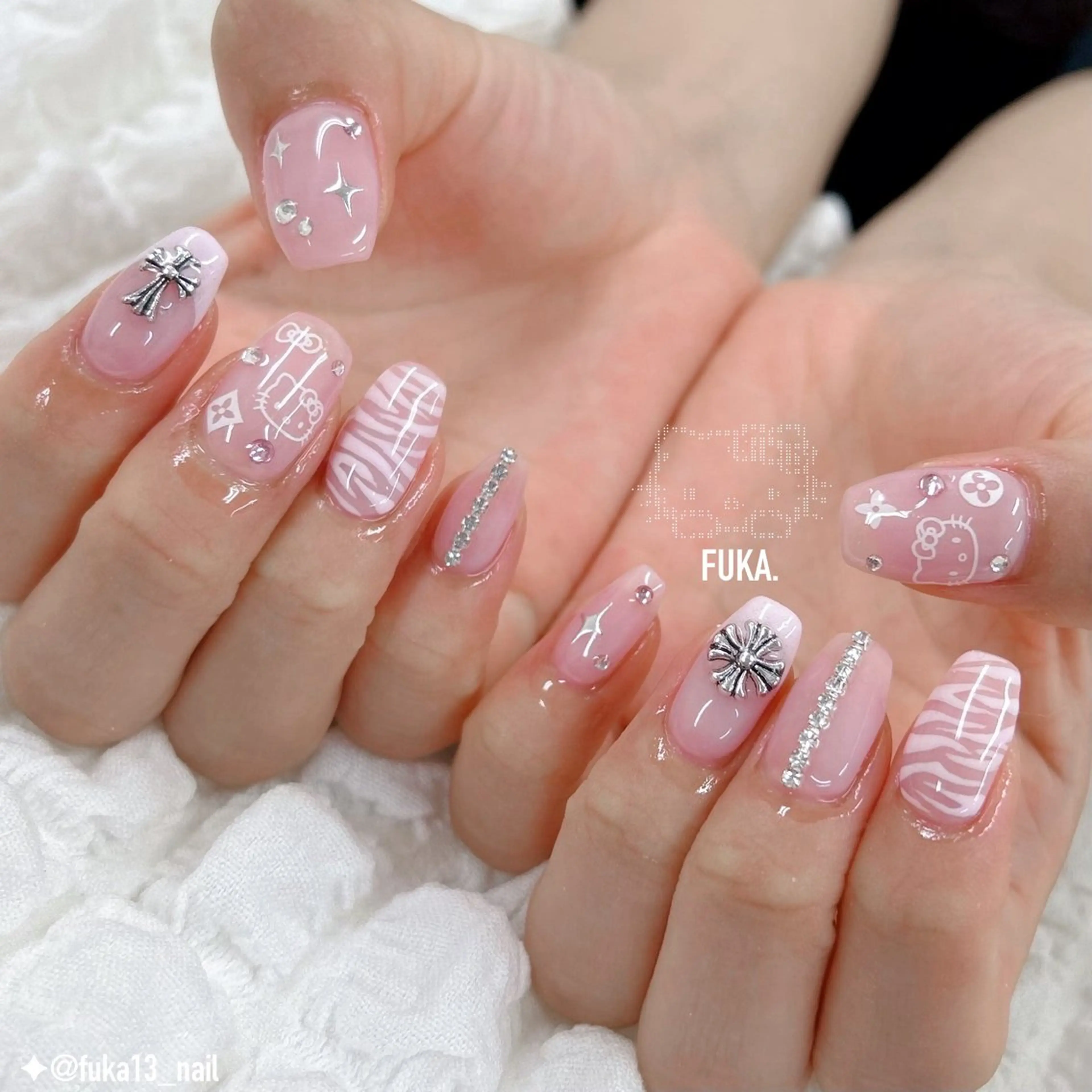 ネイル フレンチネイル 韓国ネイル ピンク ハンドネイル ネイルサロンAnela【アネラ】所属・Nail♡Fuka. /12月予約受付中のネイルデザイン