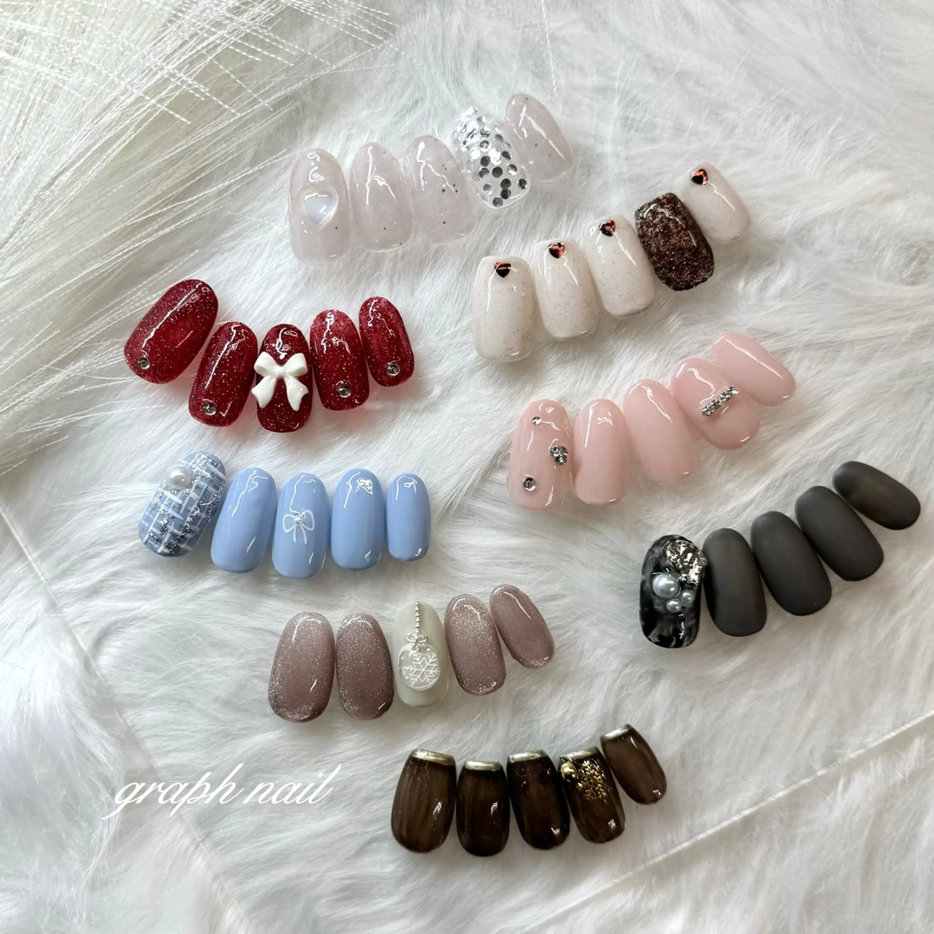 ネイル ハンドネイル graph nail【グラフ ネイル】所属・graphnail‪ ‪‪❤︎‬manaのネイルデザイン