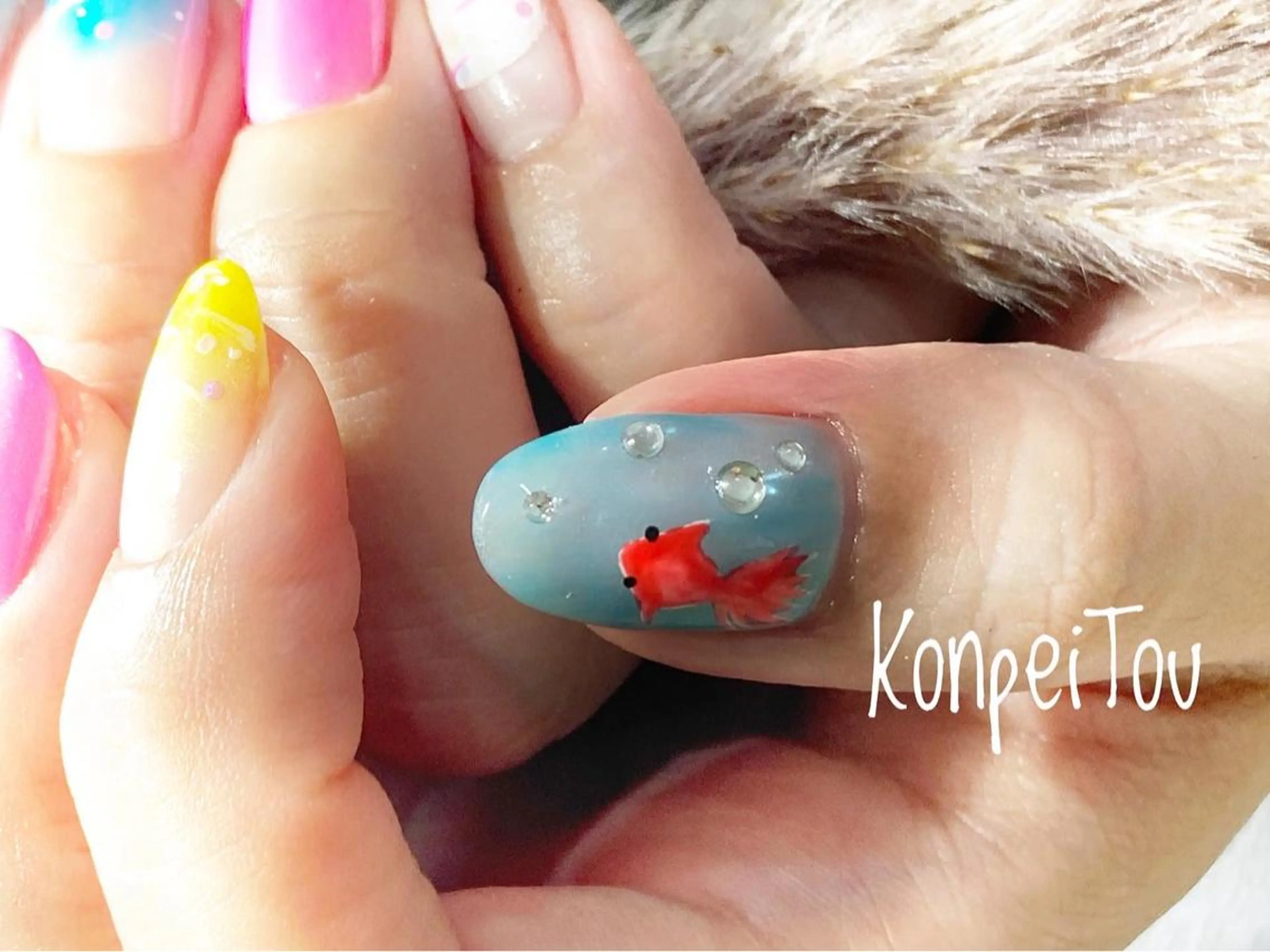 ネイル ハンドネイル おうちのネイルサロン　konpeiTou〜こんぺいとう〜所属・おうちのネイルサロン KonpeiTouのネイルデザイン