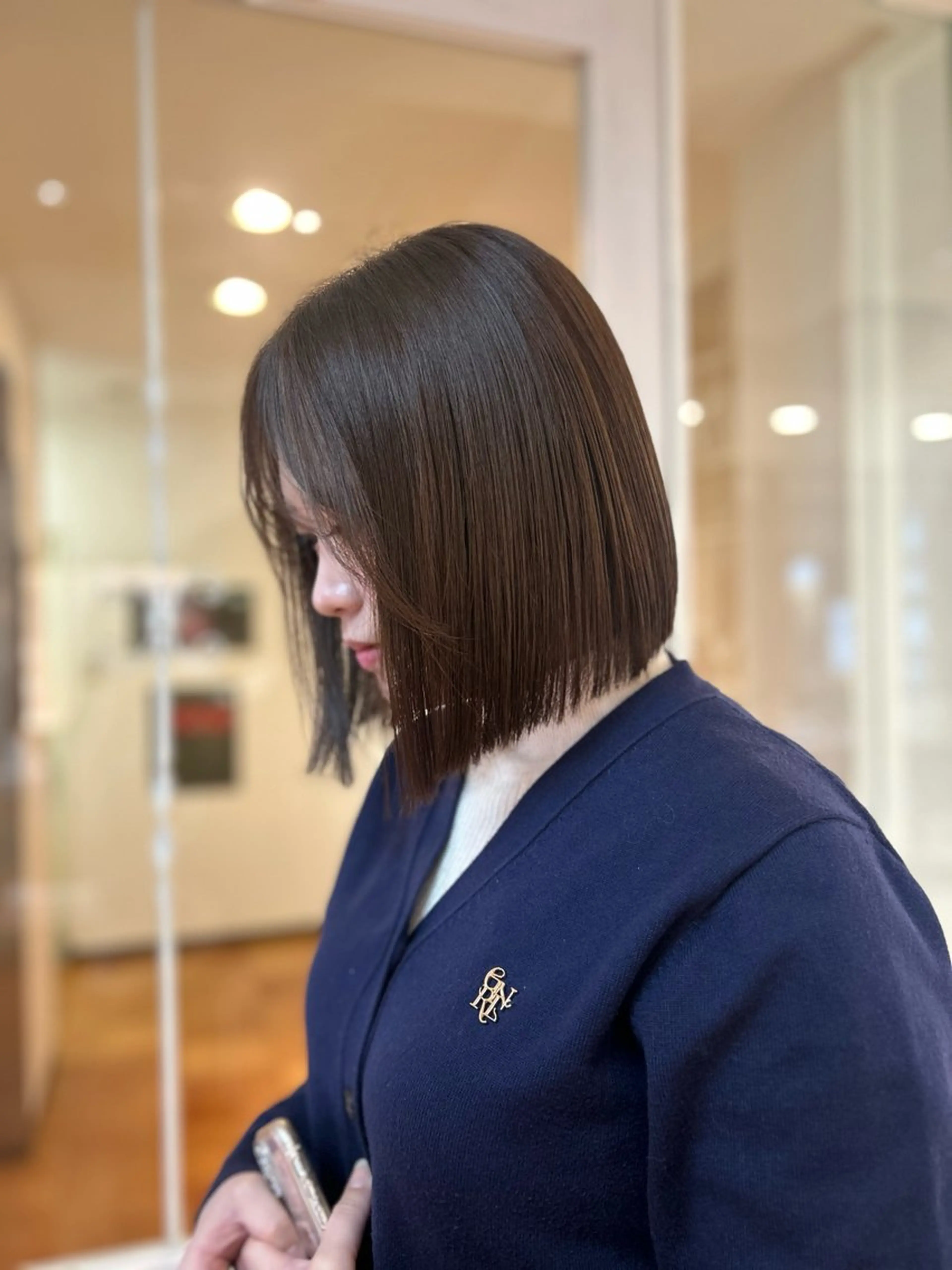 ショート ボブ カット ヘアカラー トリートメント CIEL 難波店所属・🎀透明感/レイヤ ー/Kotona🎀のヘアスタイル