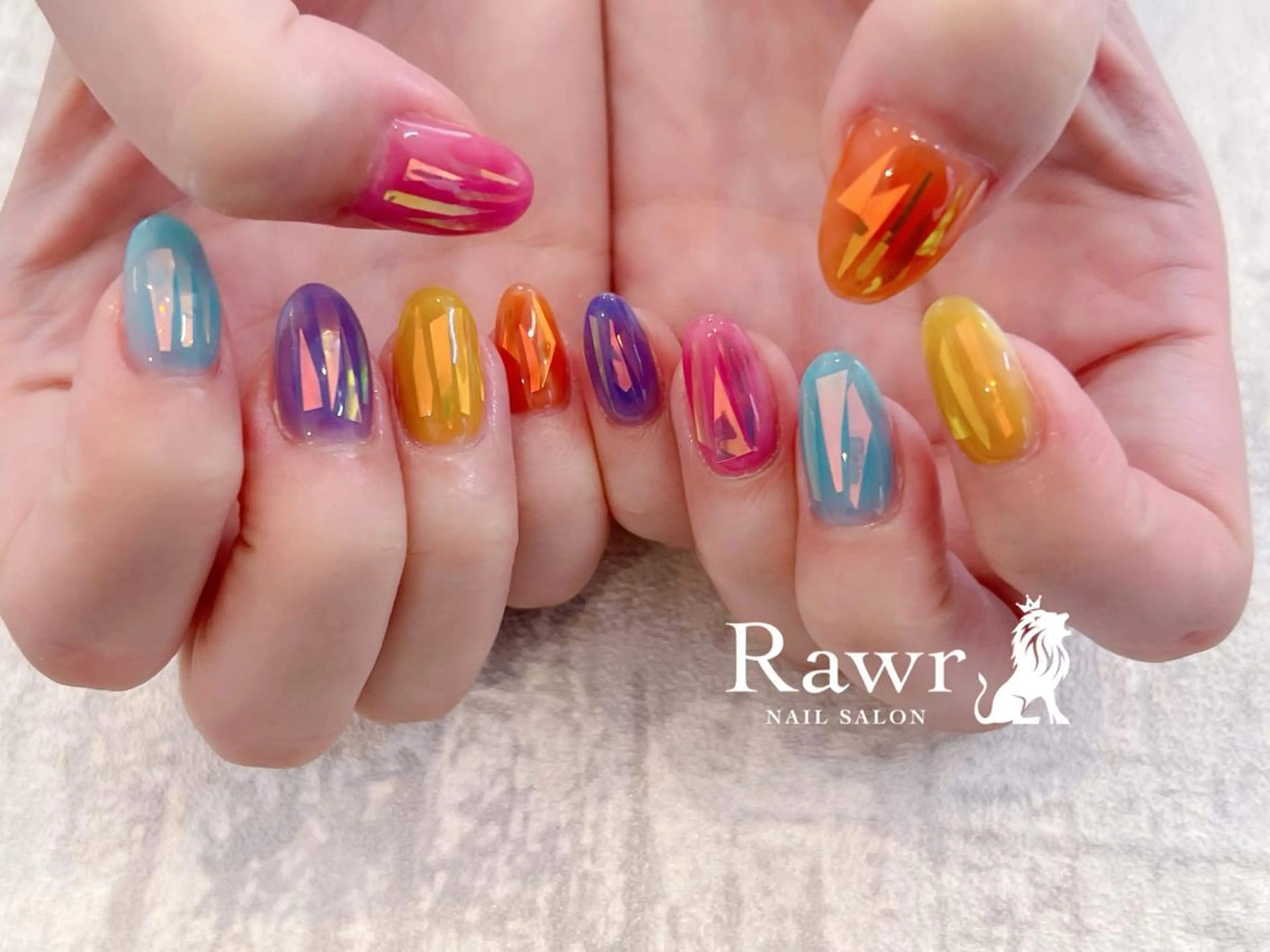 ネイル ハンドネイル Rawr / saoriのネイルデザイン