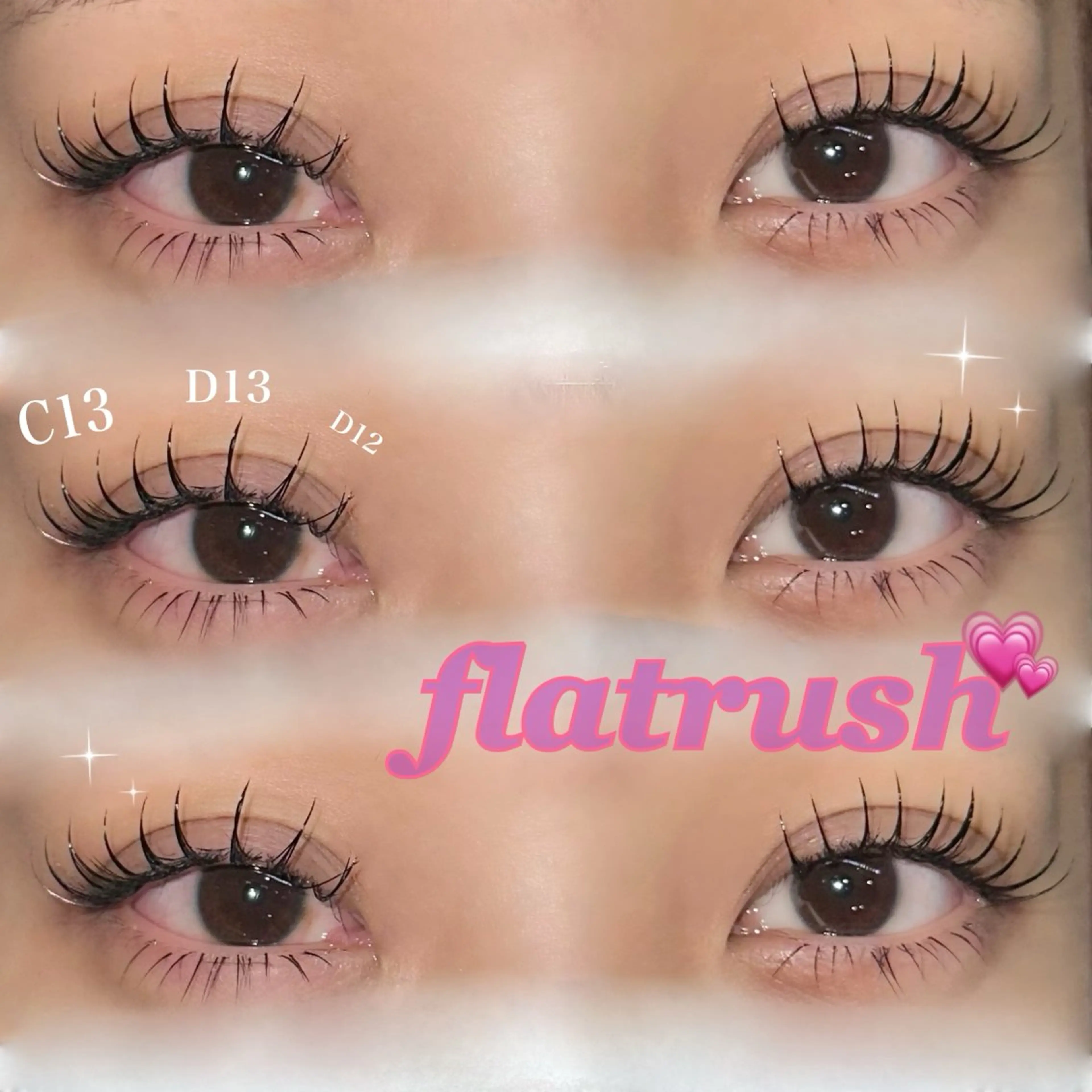 フラットラッシュ100本【コーティング付き💖】の写真