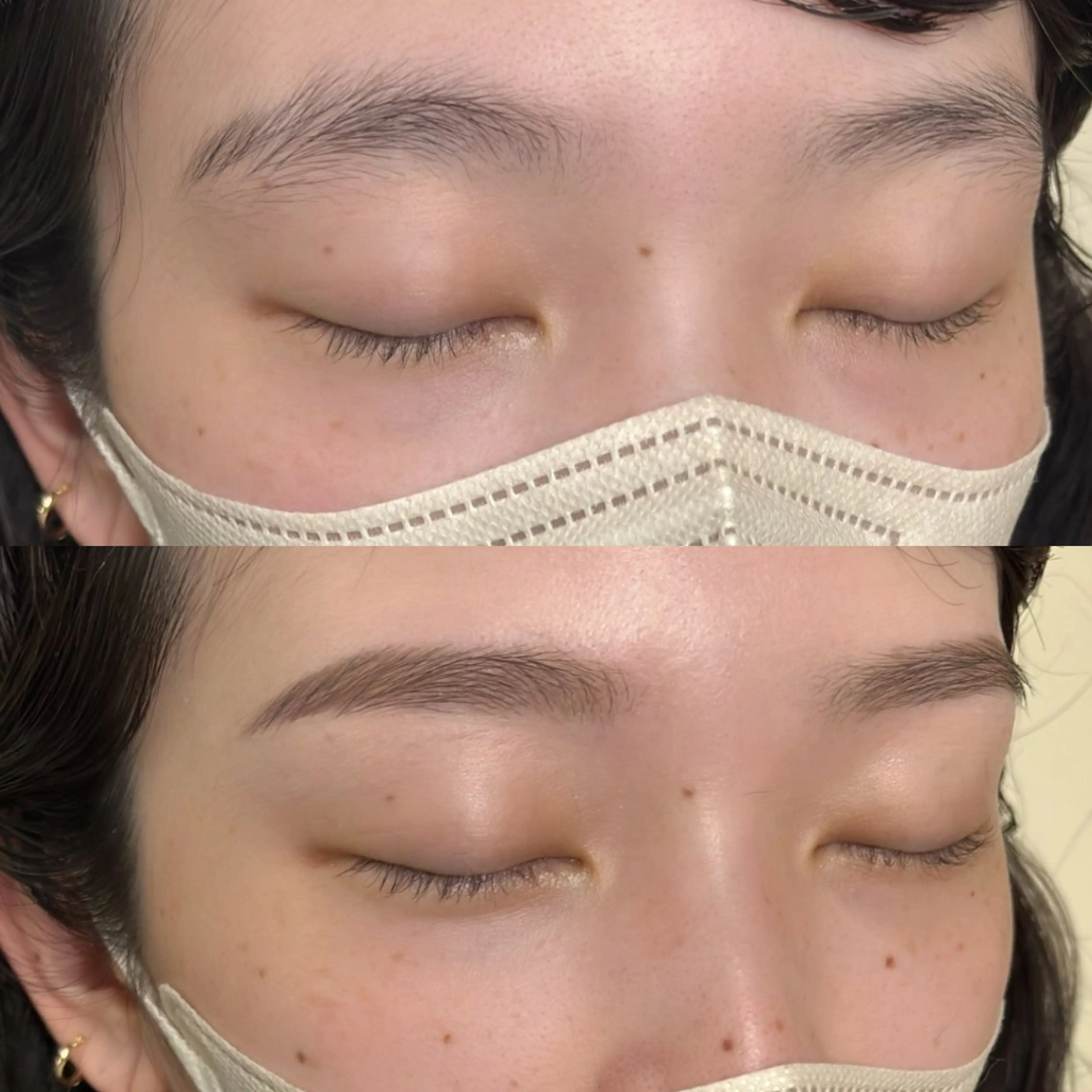 アイブロウ ワックス脱毛 一瀬 友美の眉毛・アイブロウイメージ