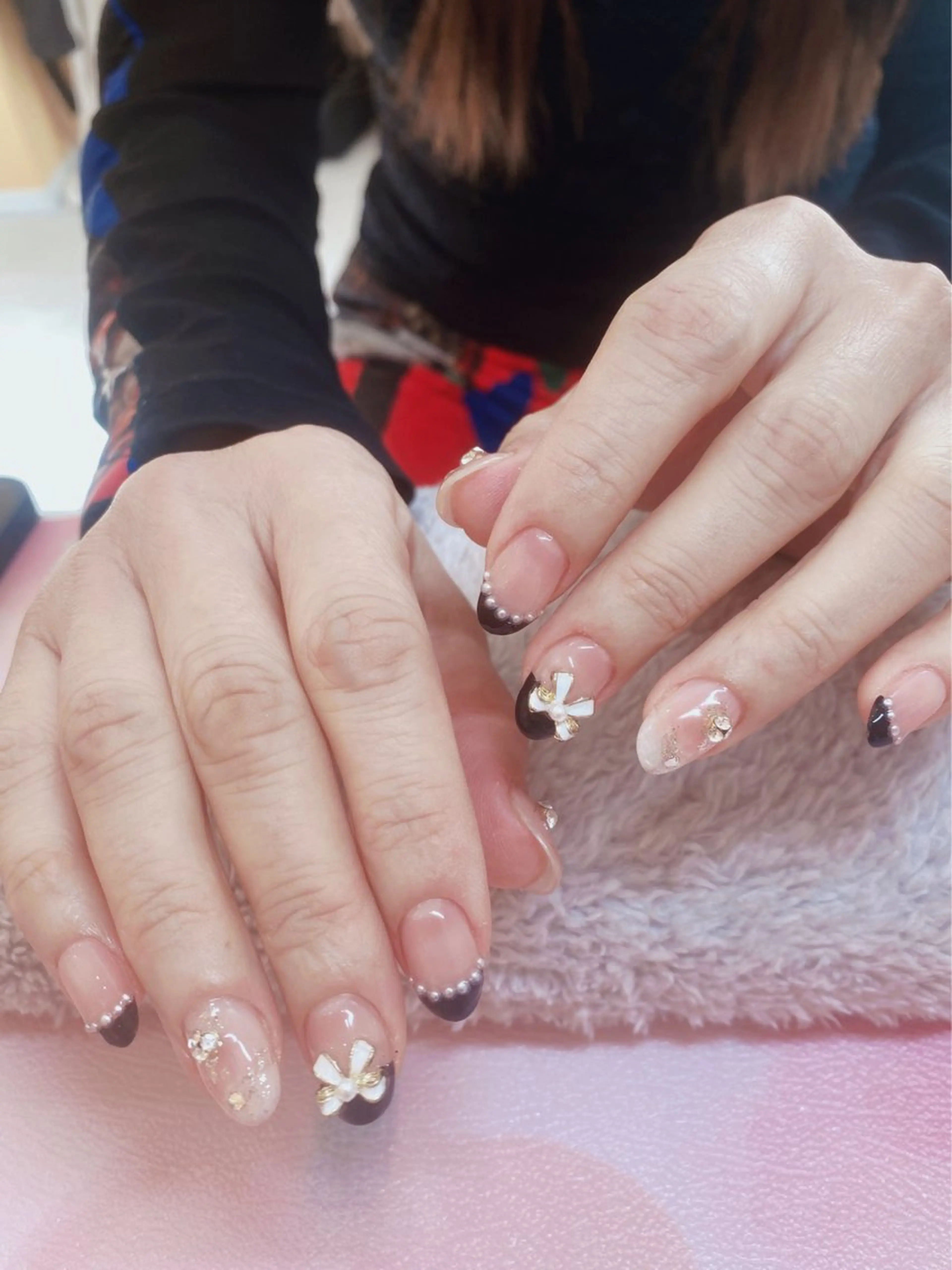 ネイル ハンドネイル ハンドケア ネイル＆アイラッシュ ∩_∩アオイのネイルデザイン