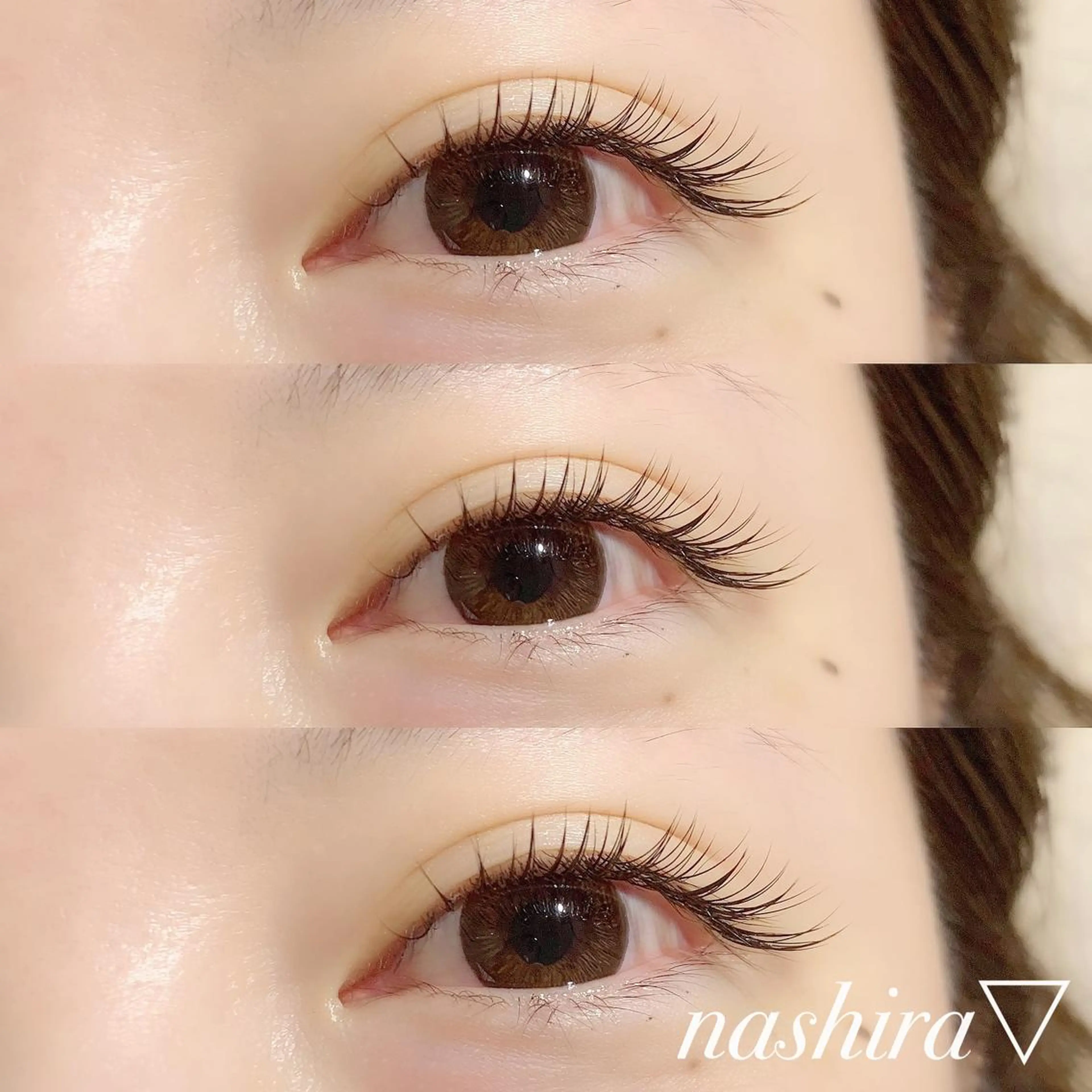 マツエク・マツパ Cカール Jカール ナチュラル マツエク nashira -ナシラ- 恵比寿のマツエク・マツパデザイン