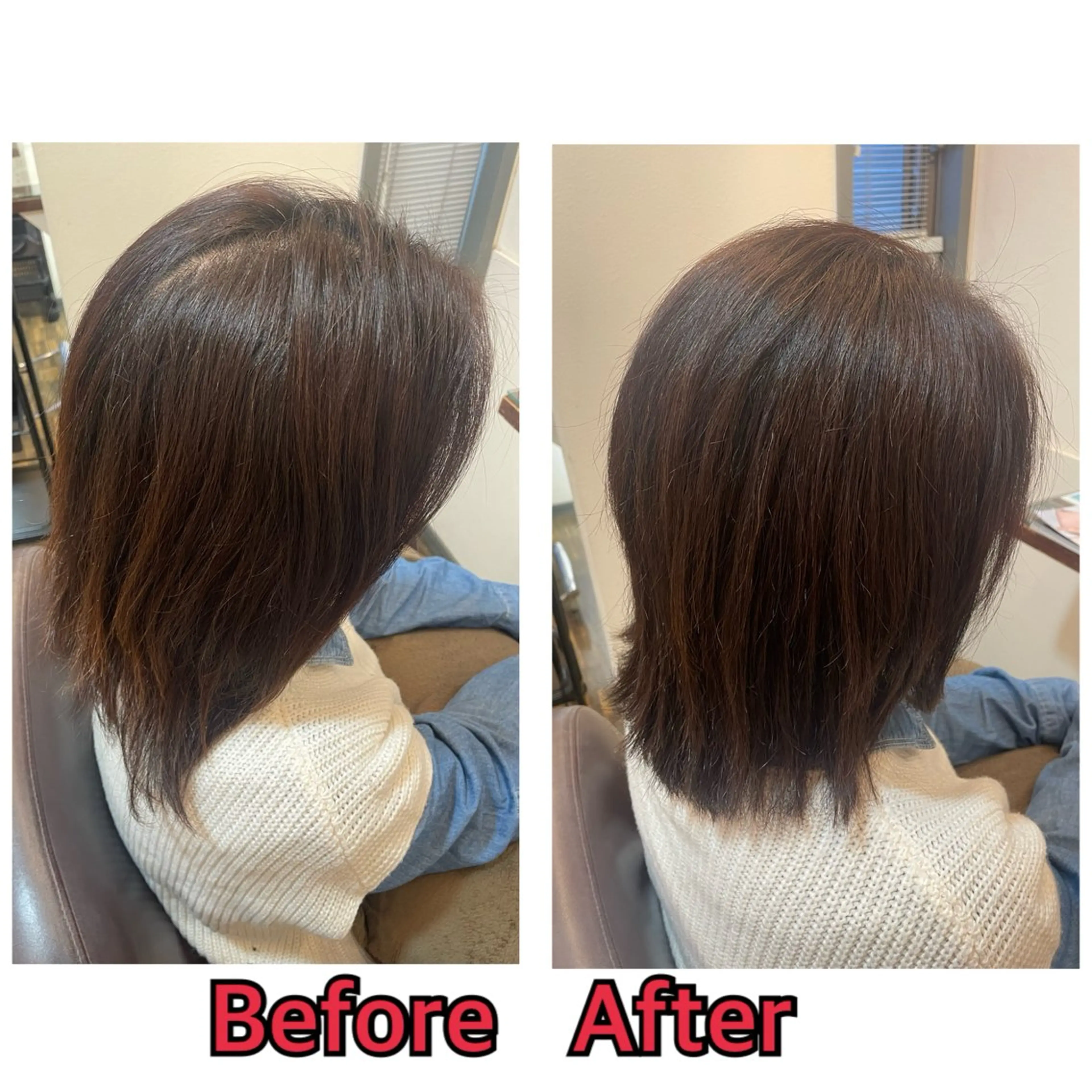 ミディアム 平 真亜里のヘアスタイル