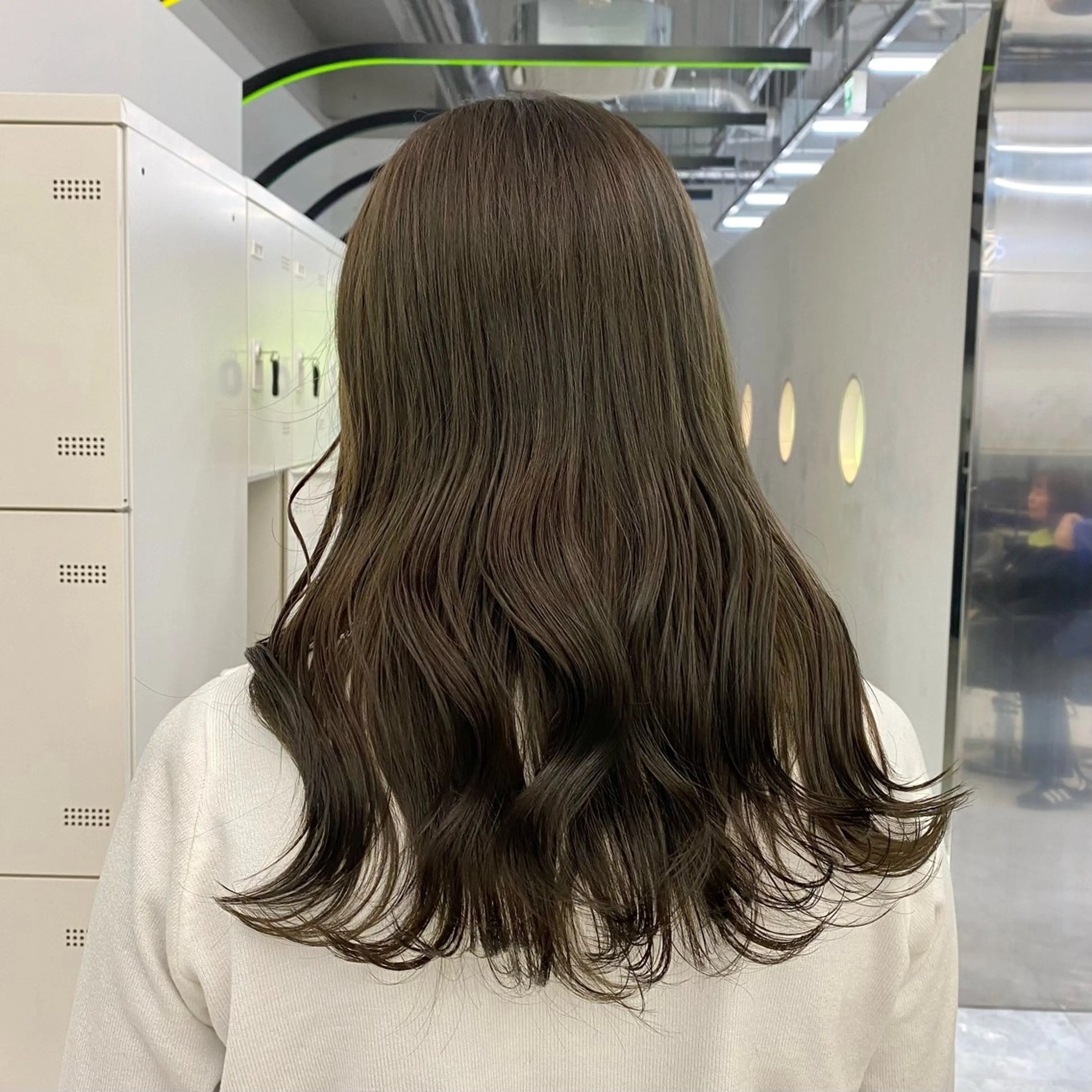 カラー オリーブカラー ヘアカラー 🤍抜け感グレージュ オリーブ🤍RINのヘアスタイル