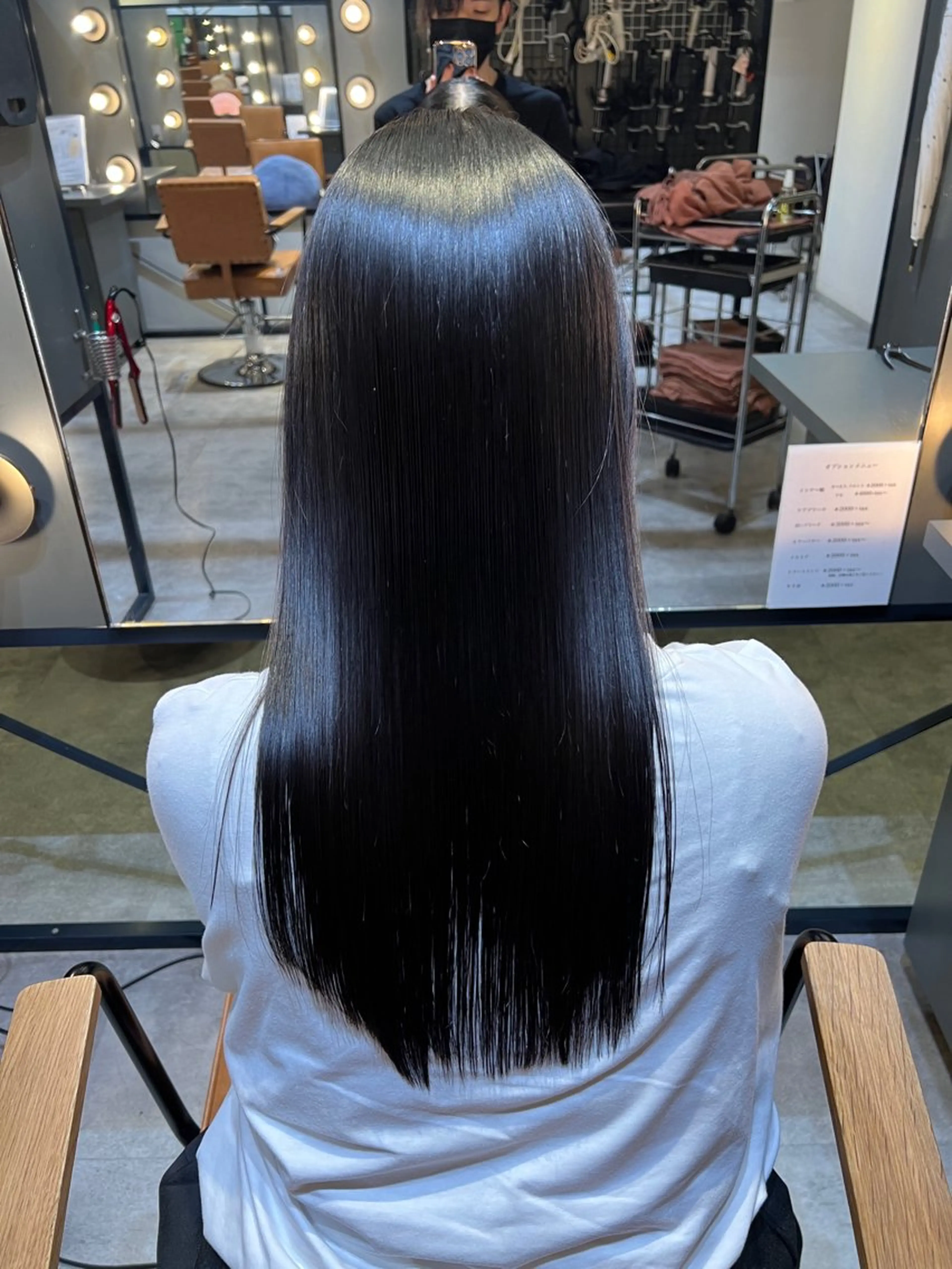 ロング 髪質改善ストレート /髪質改善/中内寛太のヘアスタイル